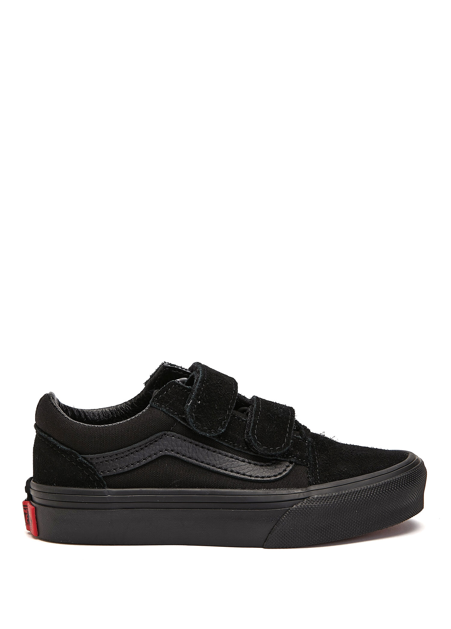 Old Skool V Siyah Unisex Çocuk Deri Sneaker