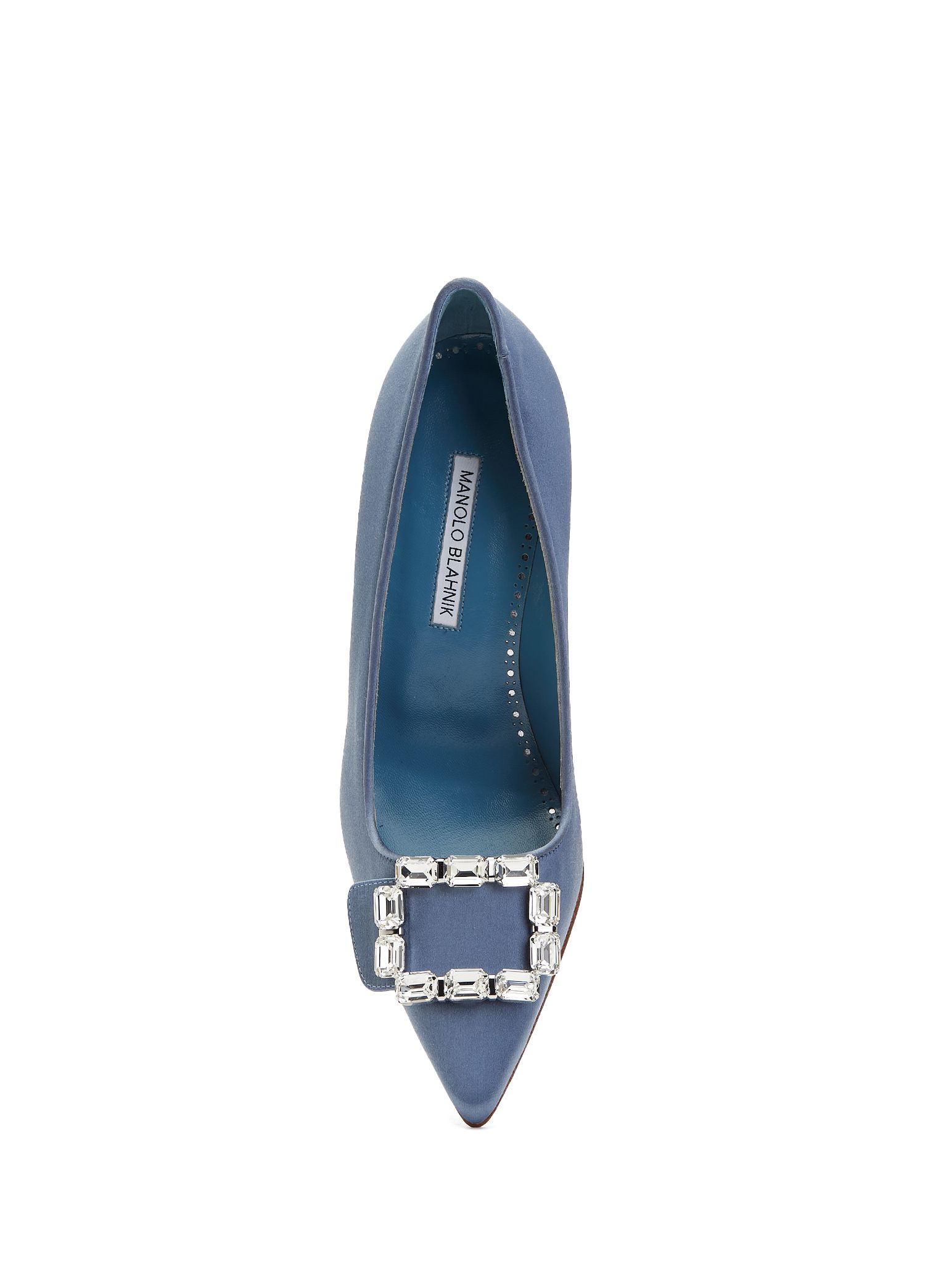 Manolo Blahnik Mavi Kadın Hangisi Mavi Saten Stiletto 1917646 | Beymen