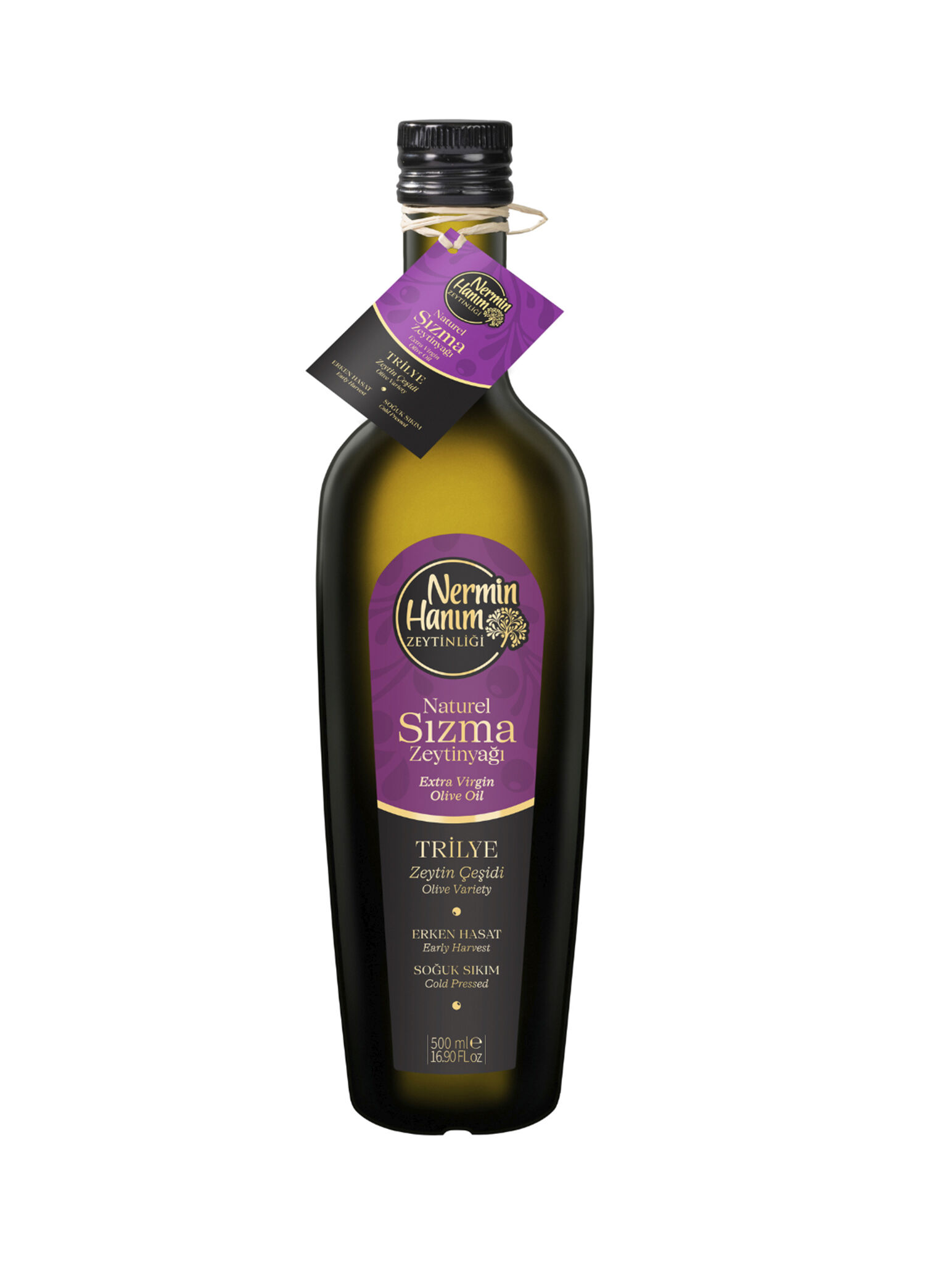 Trilye Erken Hasat Soğuk Sıkım Zeytinyağı 500 ml