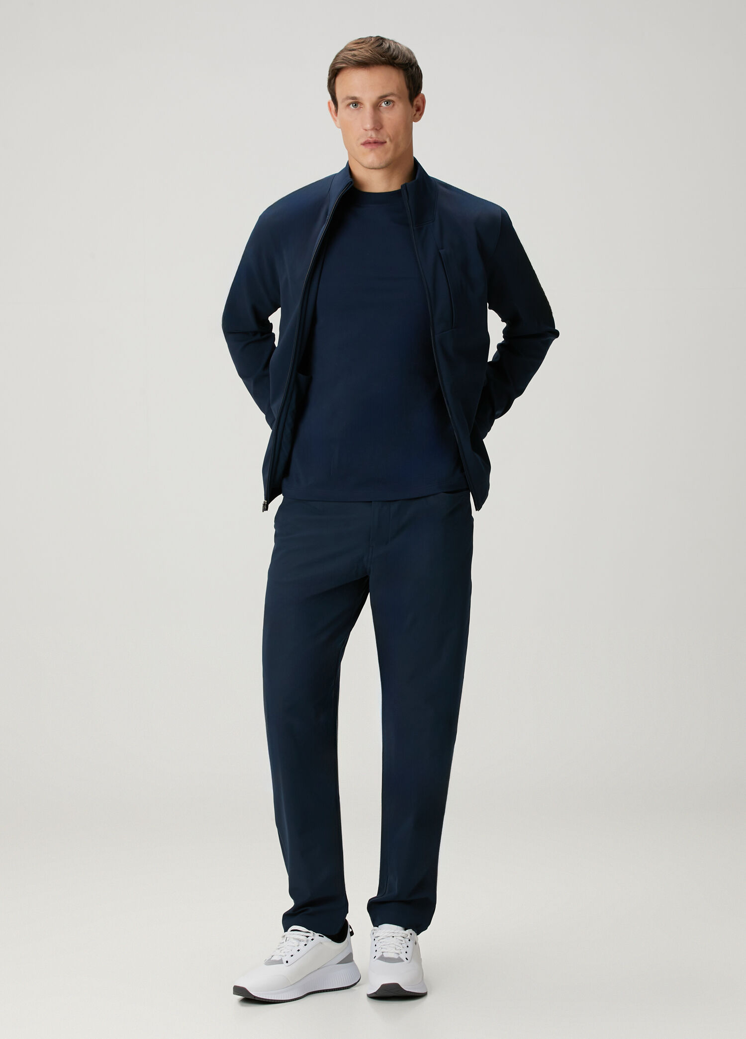 Classic Fit ABC Lacivert Pantolon