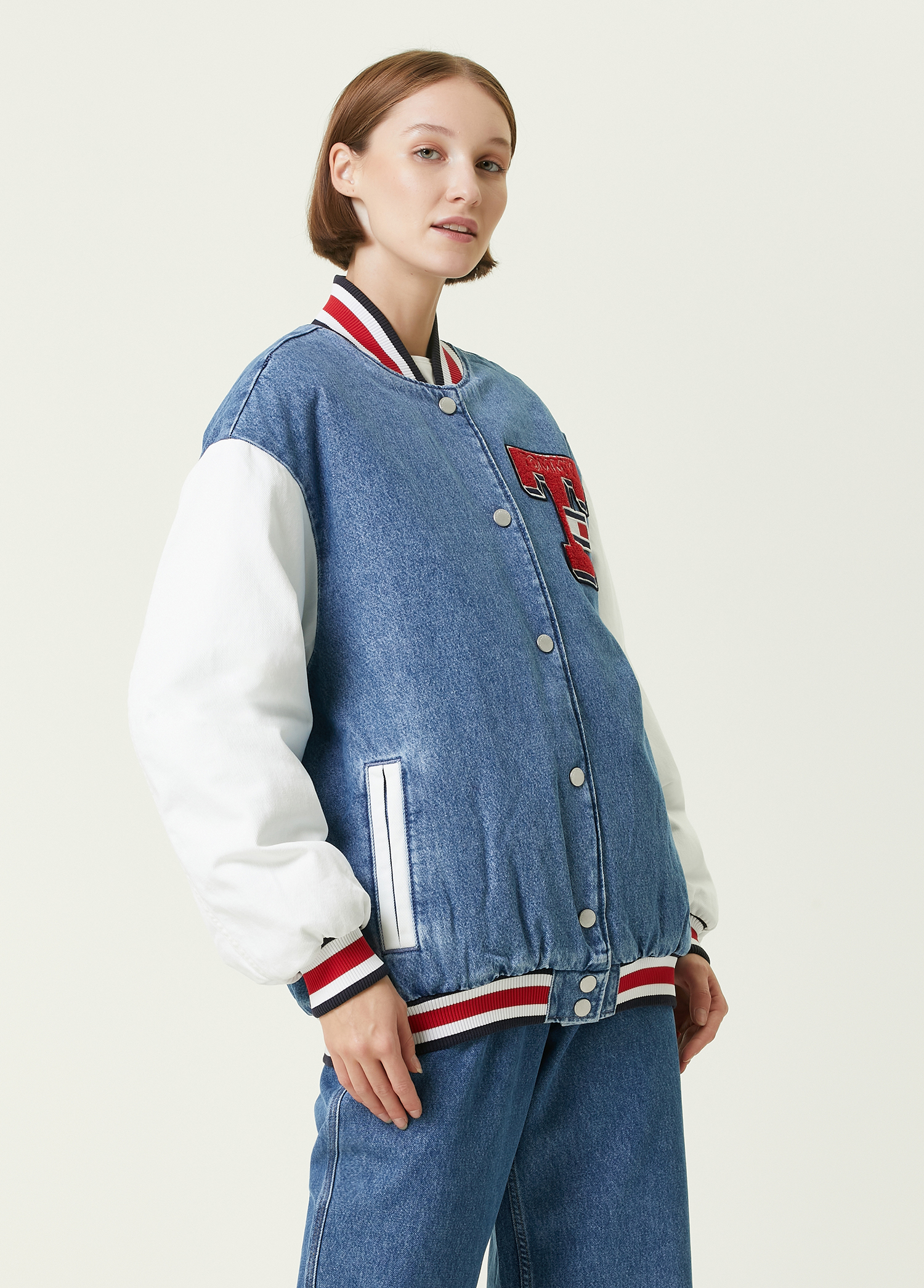 Beymen Mavi Logo Detaylı Denim Mont. 3 Beymen Mavi Logo Detaylı Denim Mont. 3