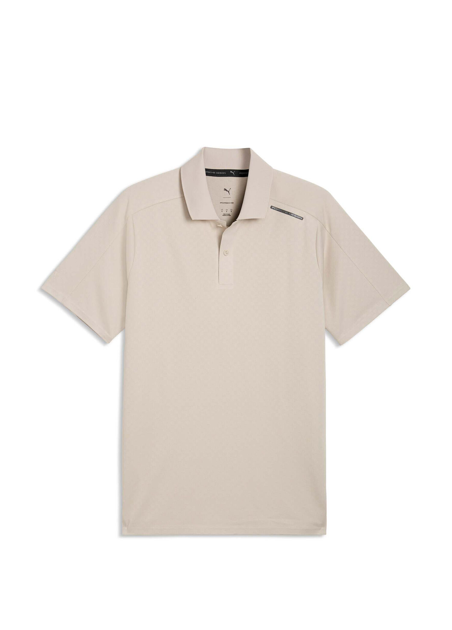 Porsche Design Warm Ivory Polo Yaka Kısa Kollu Erkek Spor T-shirt