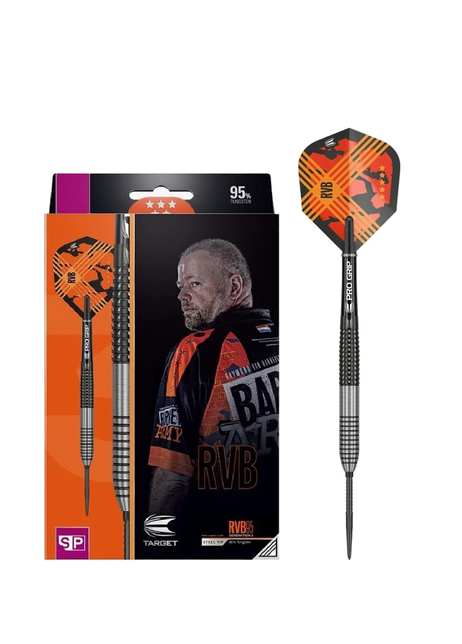 Raymond Van Barneveld RVB G3 %95 Tungsten SP Çelik Uçlu Dart Oku