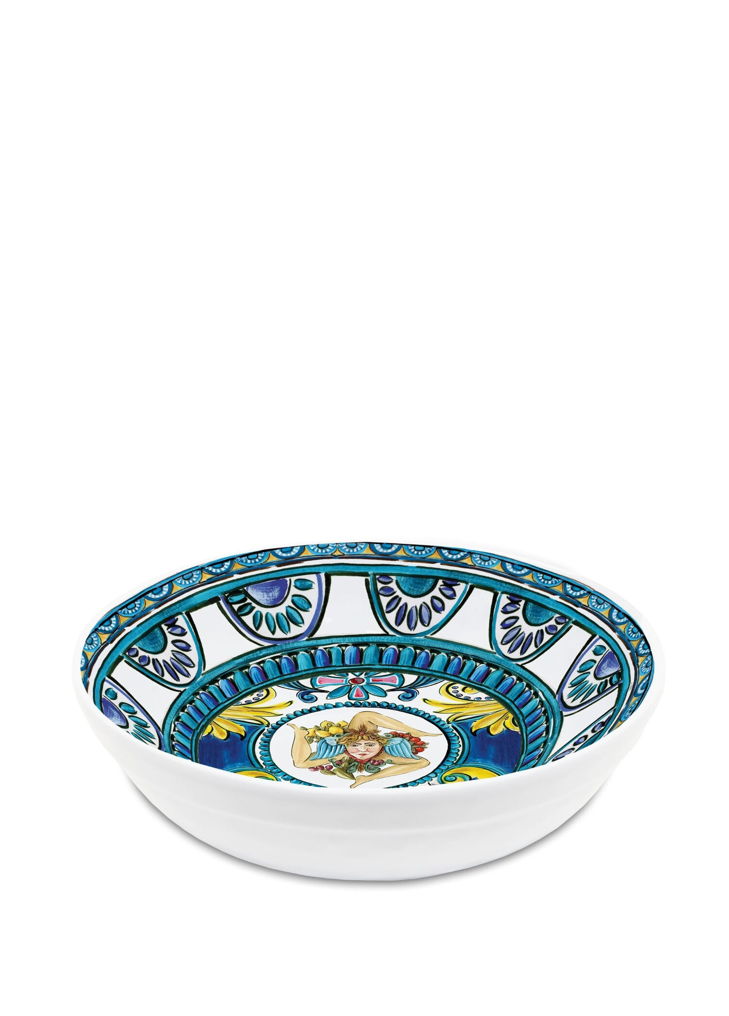 Sicily Desenli Melamin Çorba Kasesi
