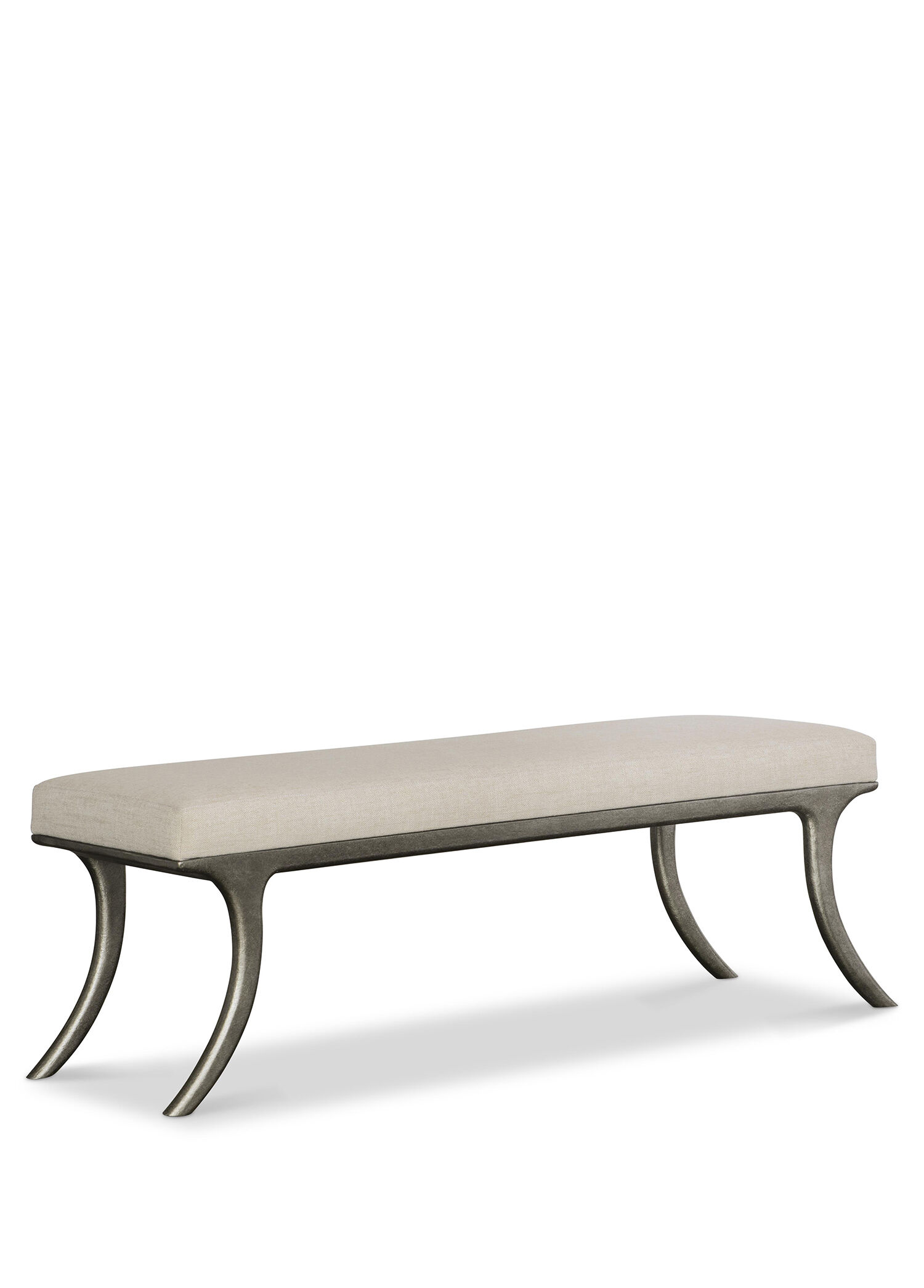 Tribeca Gri Metal Bench