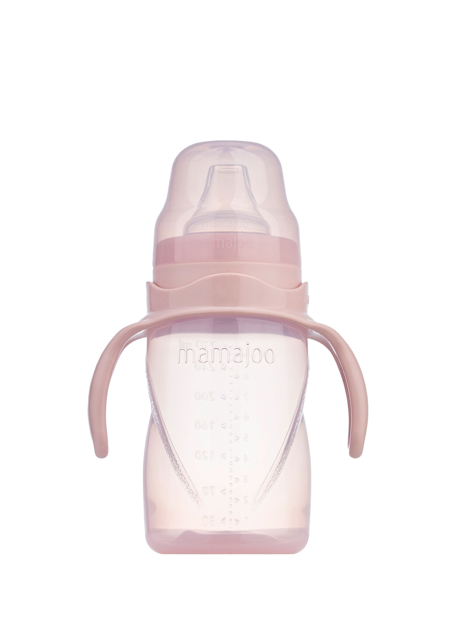 Powder Pink Kulplu Akıtmaz Eğitici Bardak & Anti-Kolik Bardak Ucu 270 ml
