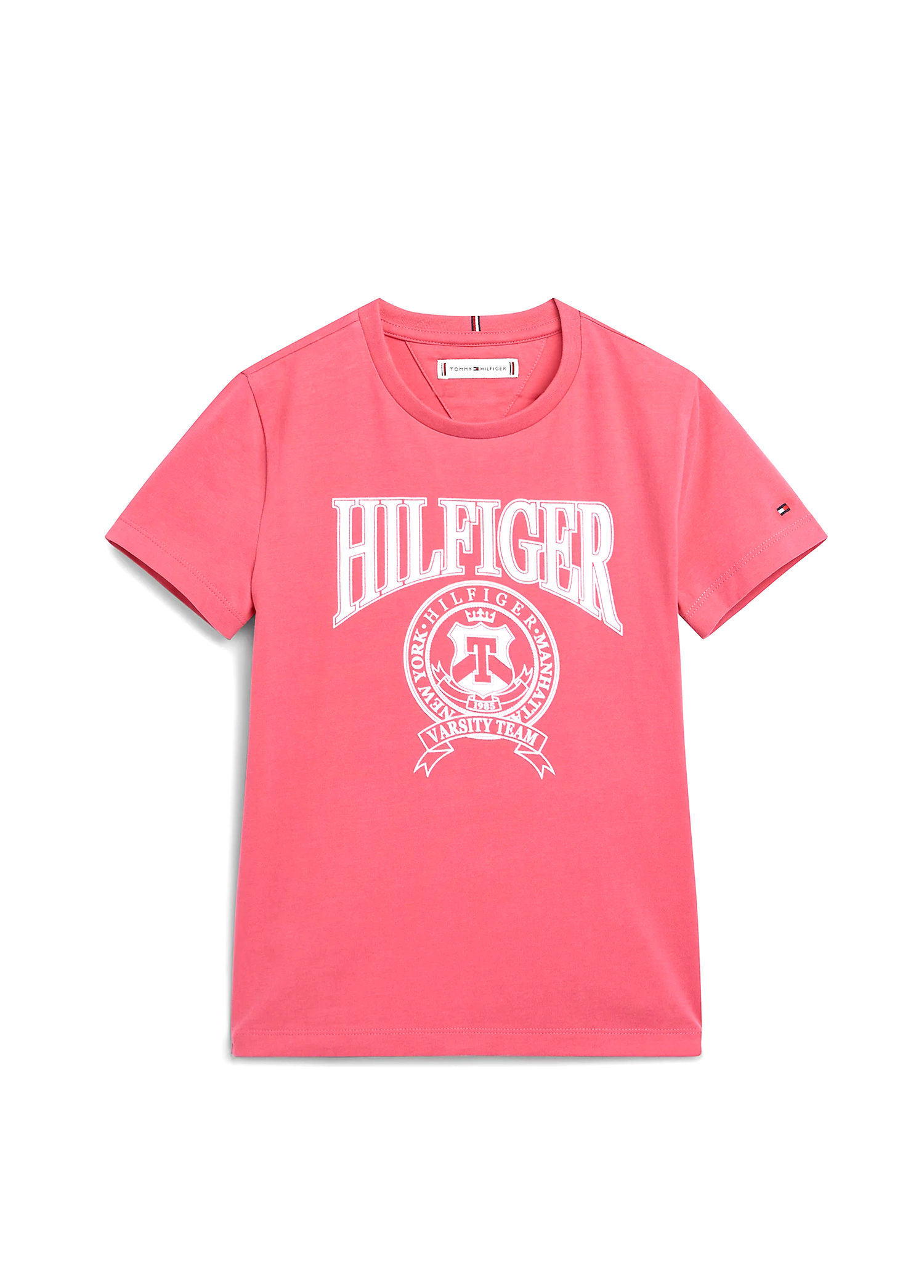 Pembe Logolu Kız Çocuk T-shirt