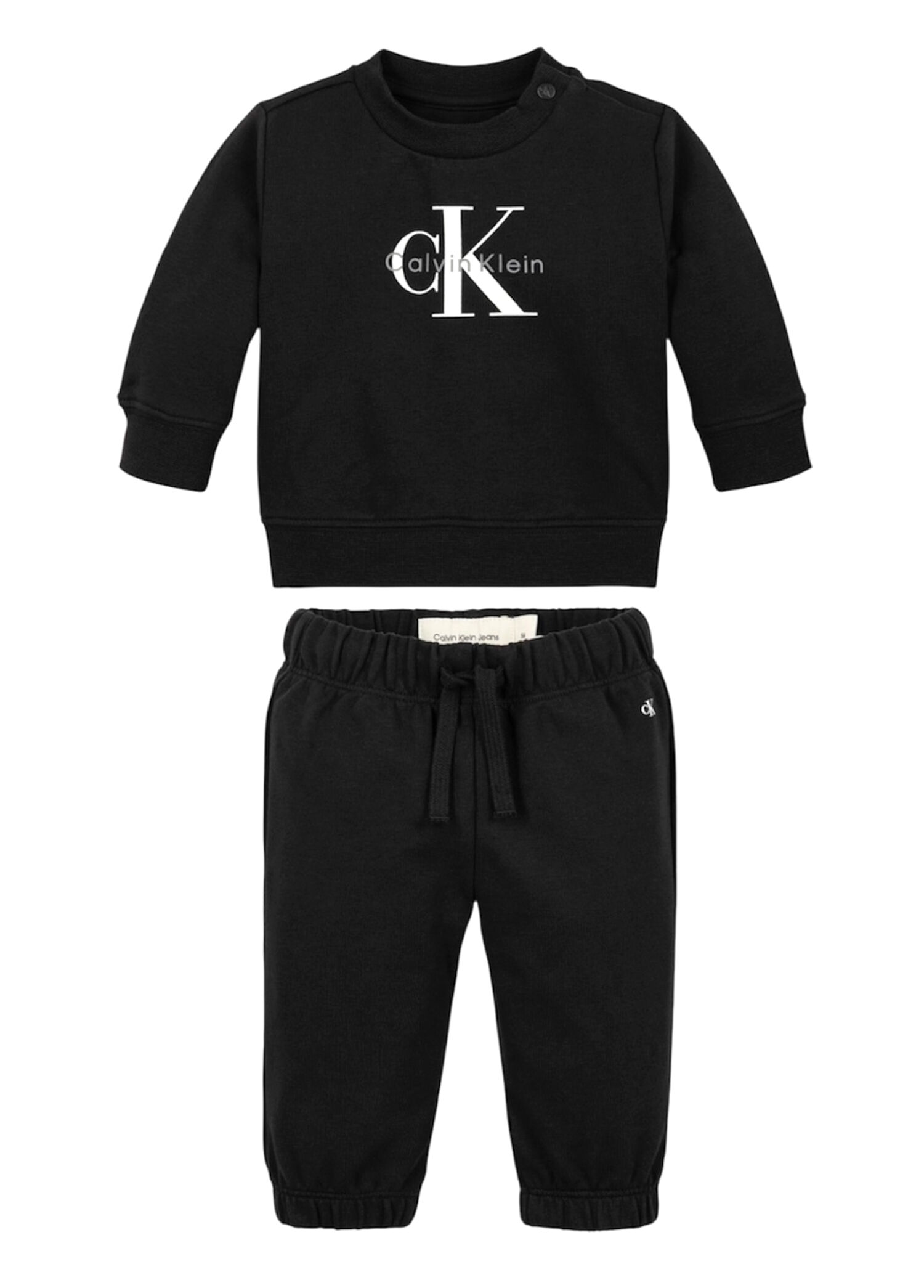 Siyah Erkek Bebek Organik Pamuk Set