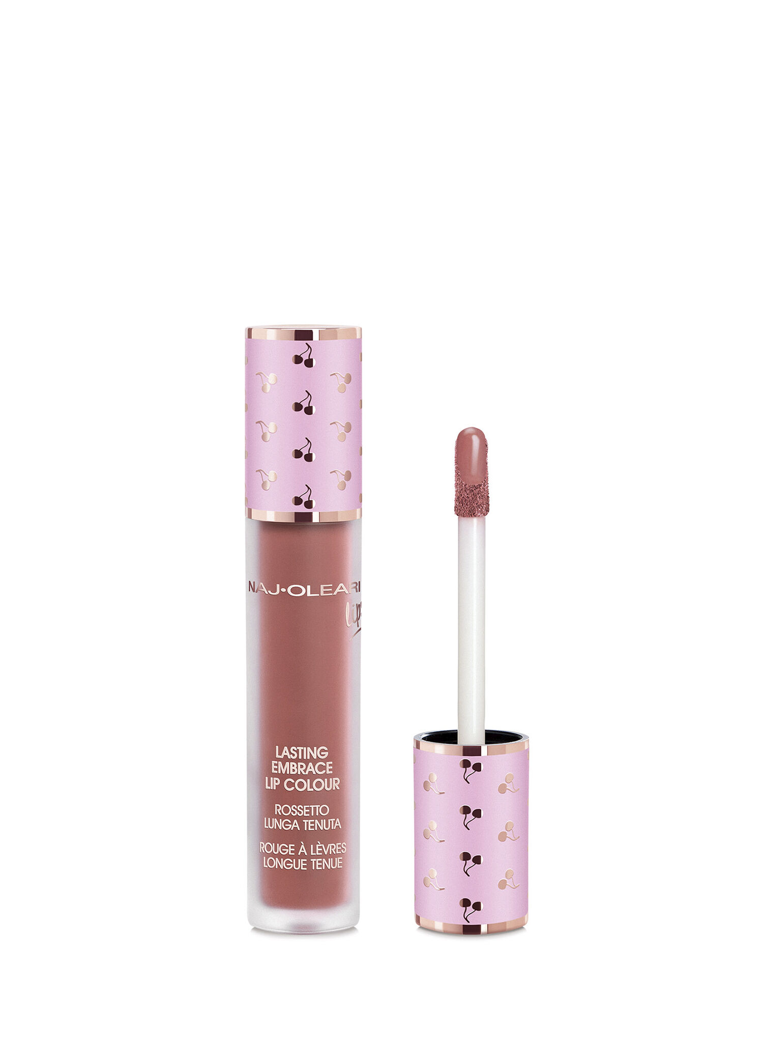 P Naj Oleari Lasting Embrace Lip Colour 02 Mat Metalik Gorunumlu Uzun Sure Kalici Likit Ruj