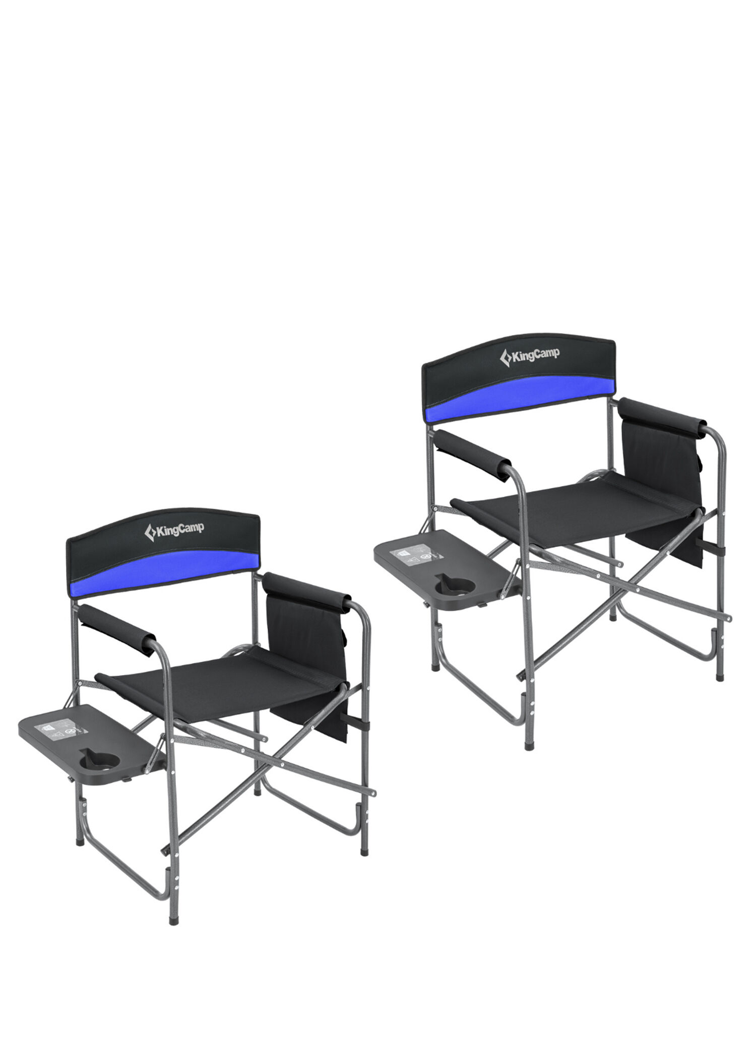 Ash Comfort Blue Katlanır 2'li Kamp Sandalyesi