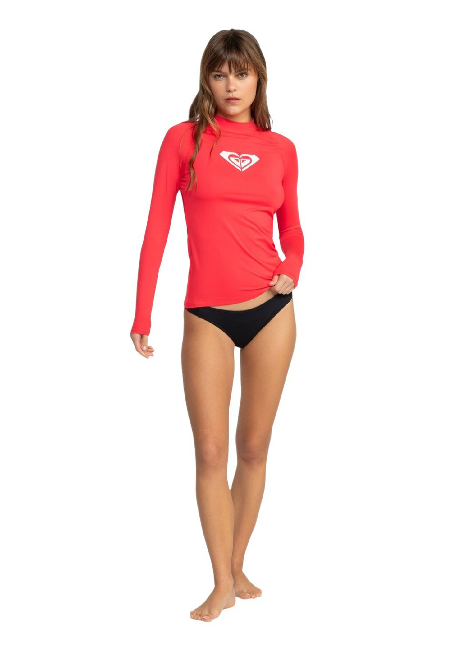 Whole Hearted Lycra Kırmızı Kadın Yüzücü Mayosu
