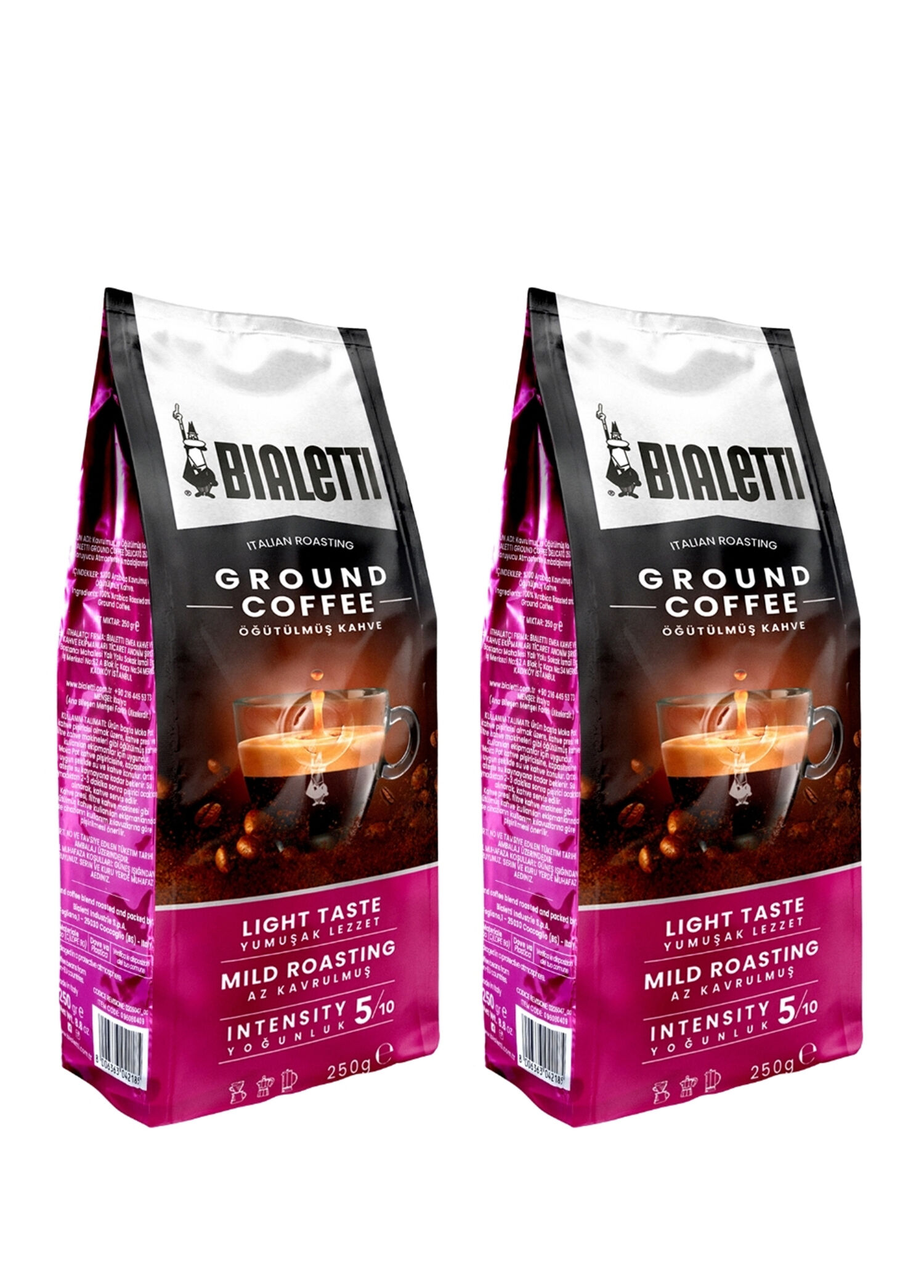 Delicato 2 Adet Öğütülmüş Kahve 250 gr