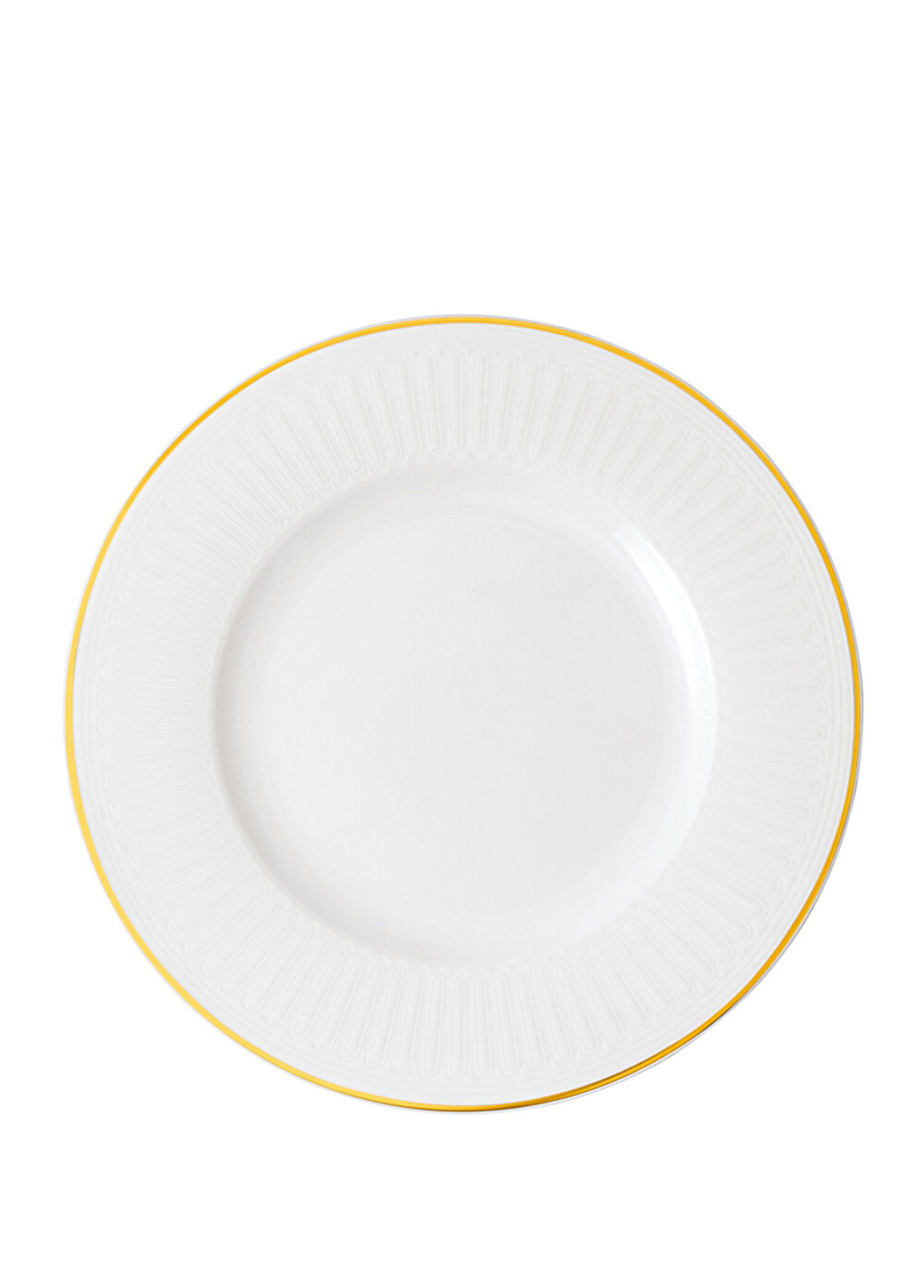Chateau Septfontaines Beyaz Gold Porselen Yemek Tabağı 28 cm