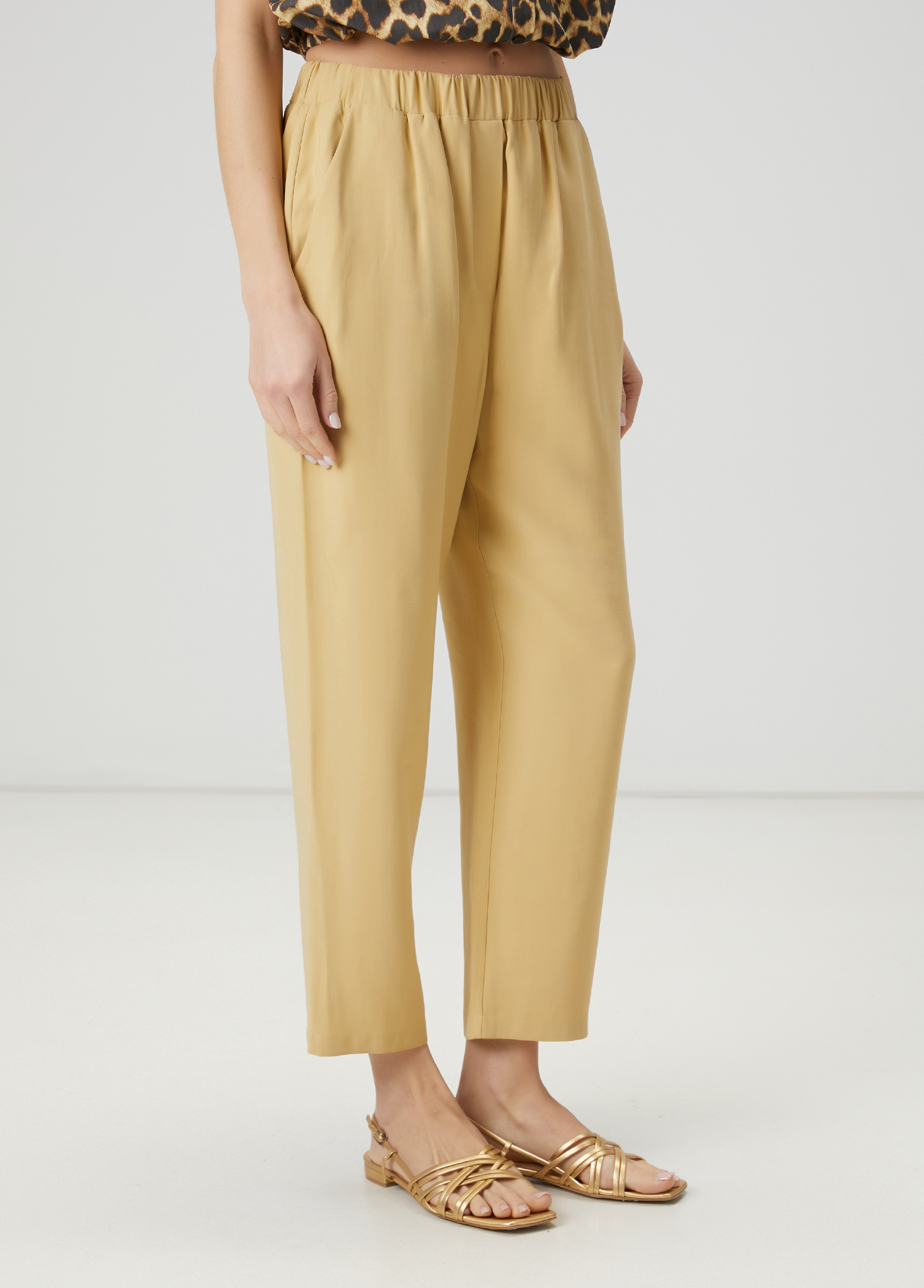 Krem Twill Pijama Pantolon_2