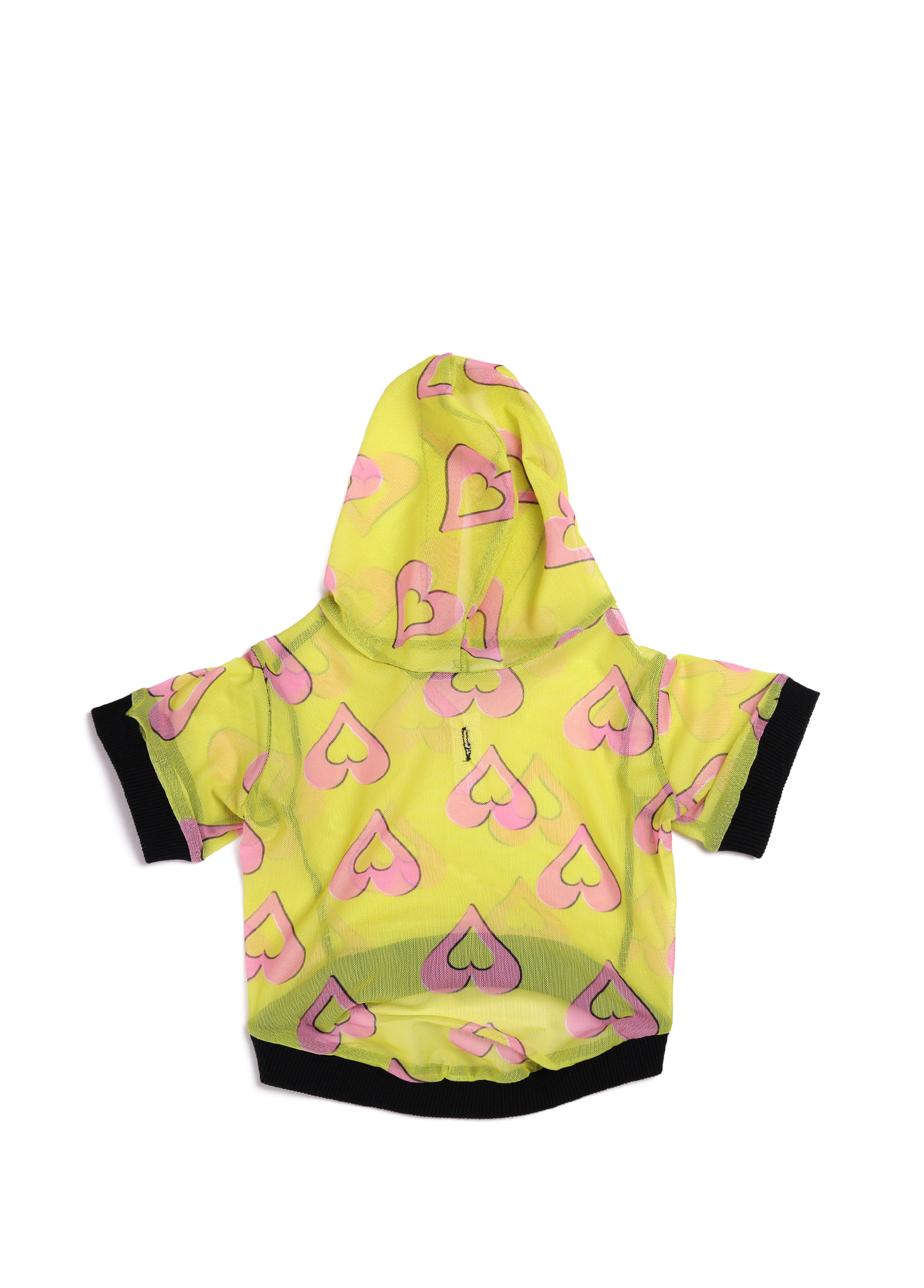 Full Love Neon-Pink Köpek Hoodie