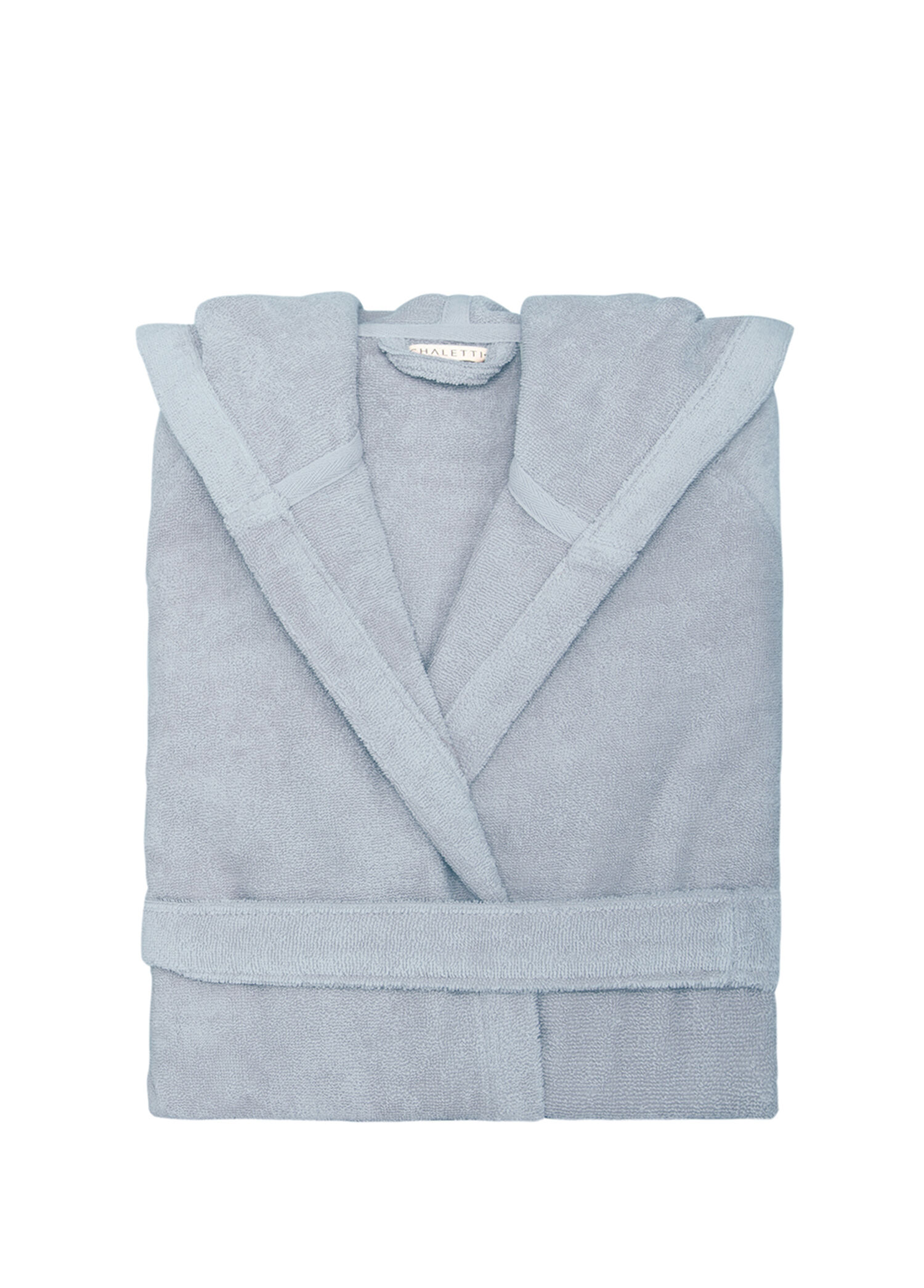 Chaletti Confetti Premium Pamuklu Rain Blue Unisex Bornoz