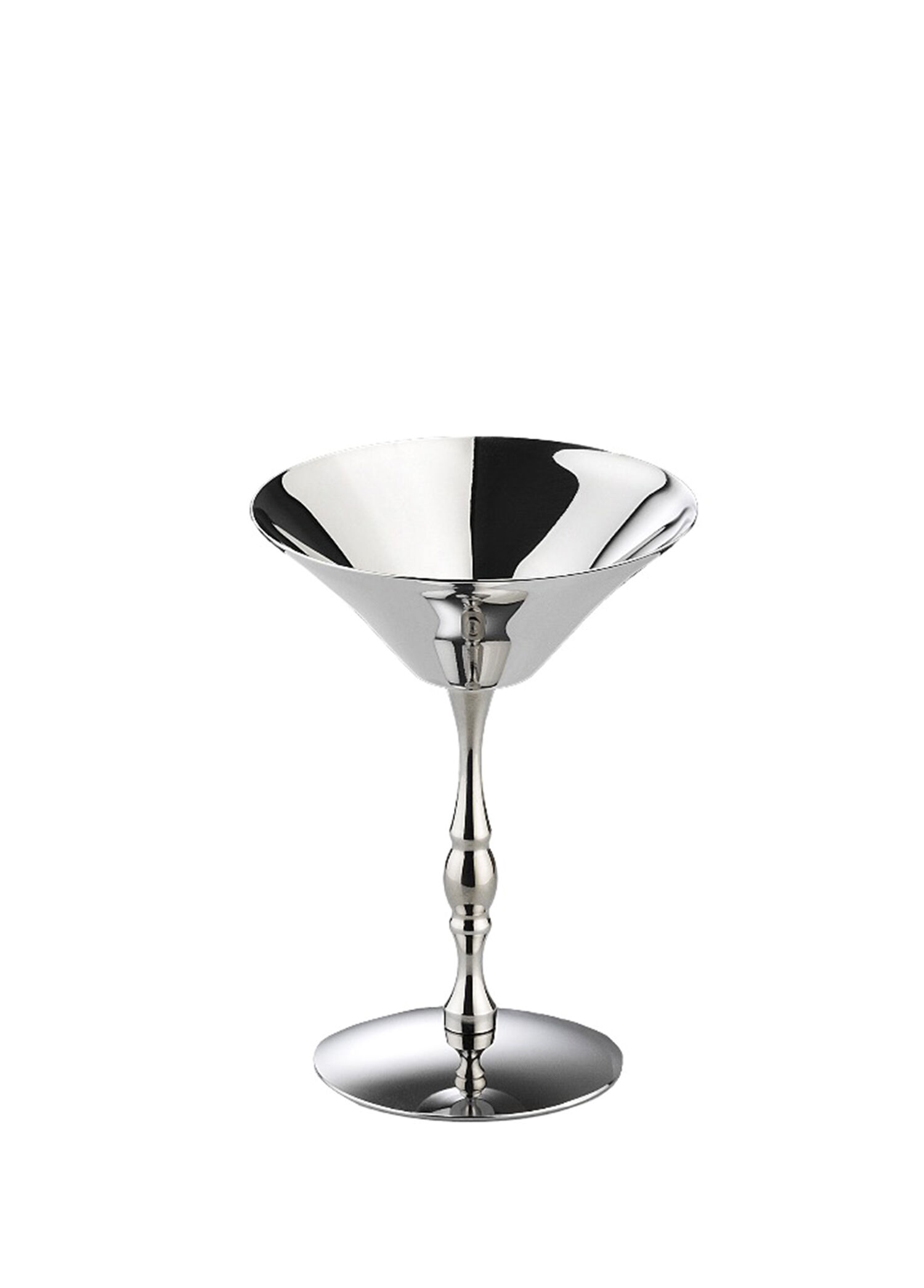 Gümüş Çelik Ayaklı Martini Kadehi 10 cm