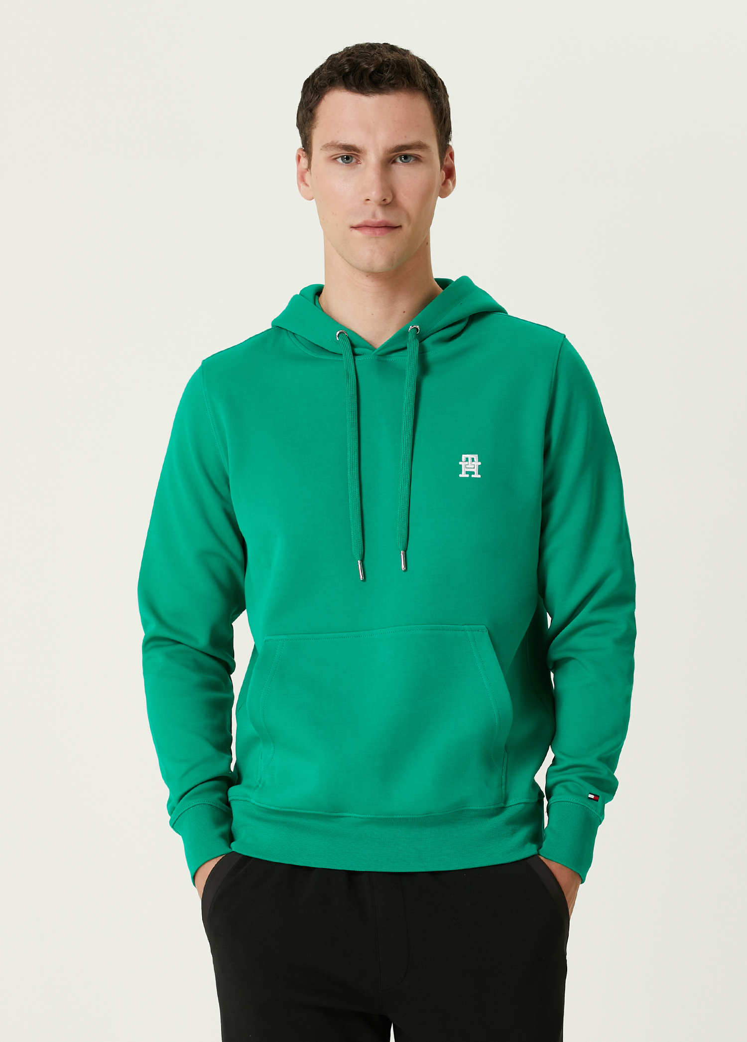 Yeşil Kapüşonlu Sweatshirt