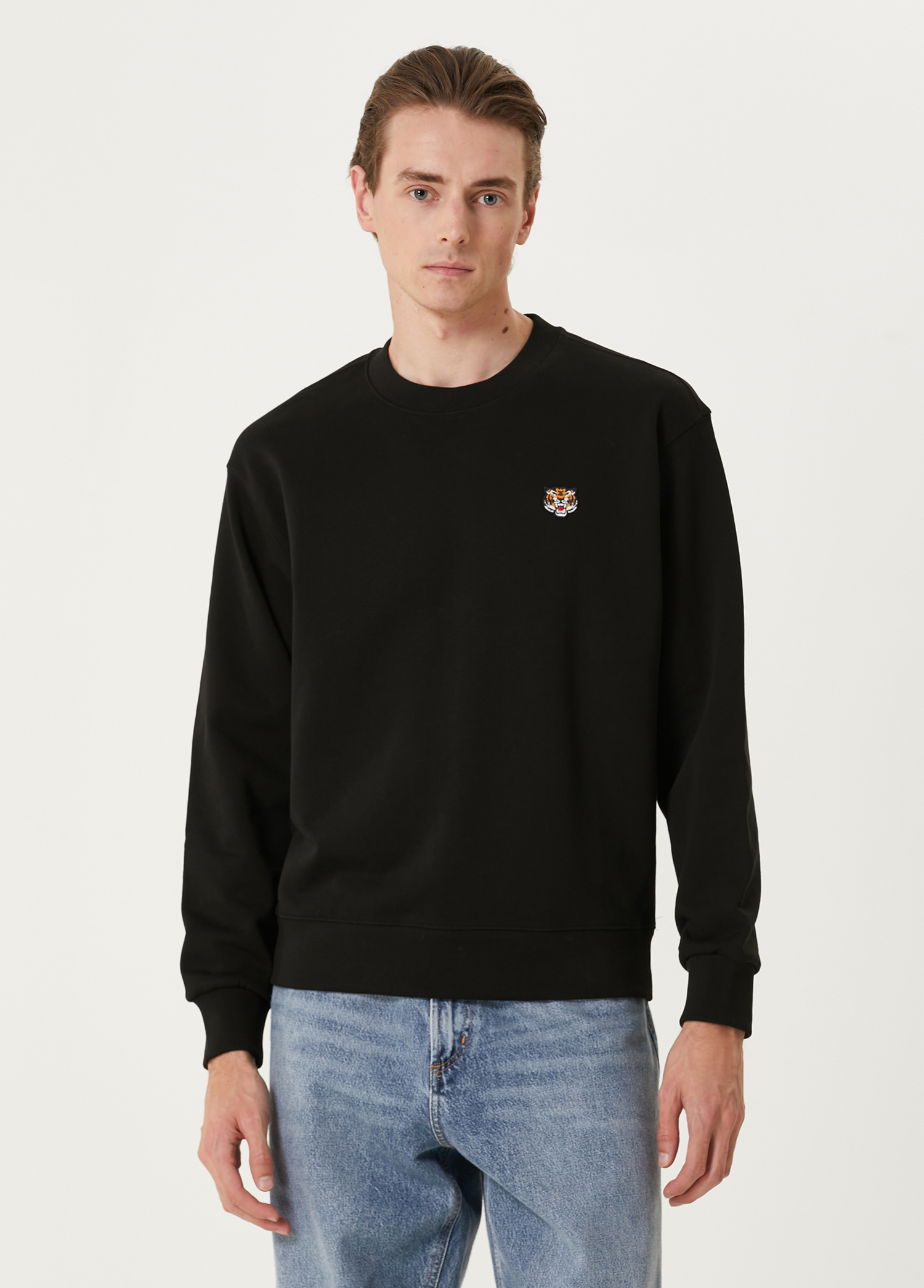 Lucky Tiger Siyah Sweatshirt