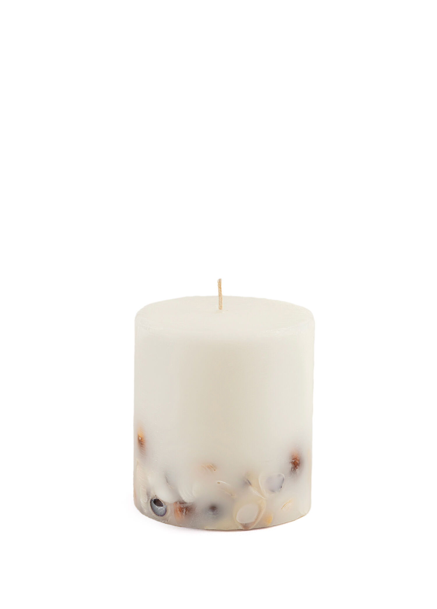 Sea Shell Dekorlu Krem Rengi Mum
