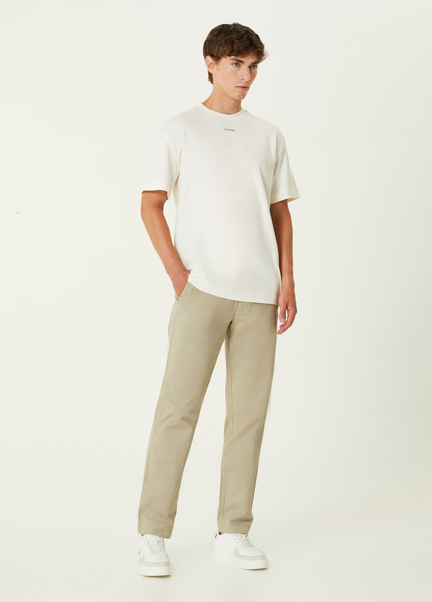 Modern Gri Regular Straight Fit Pantolon