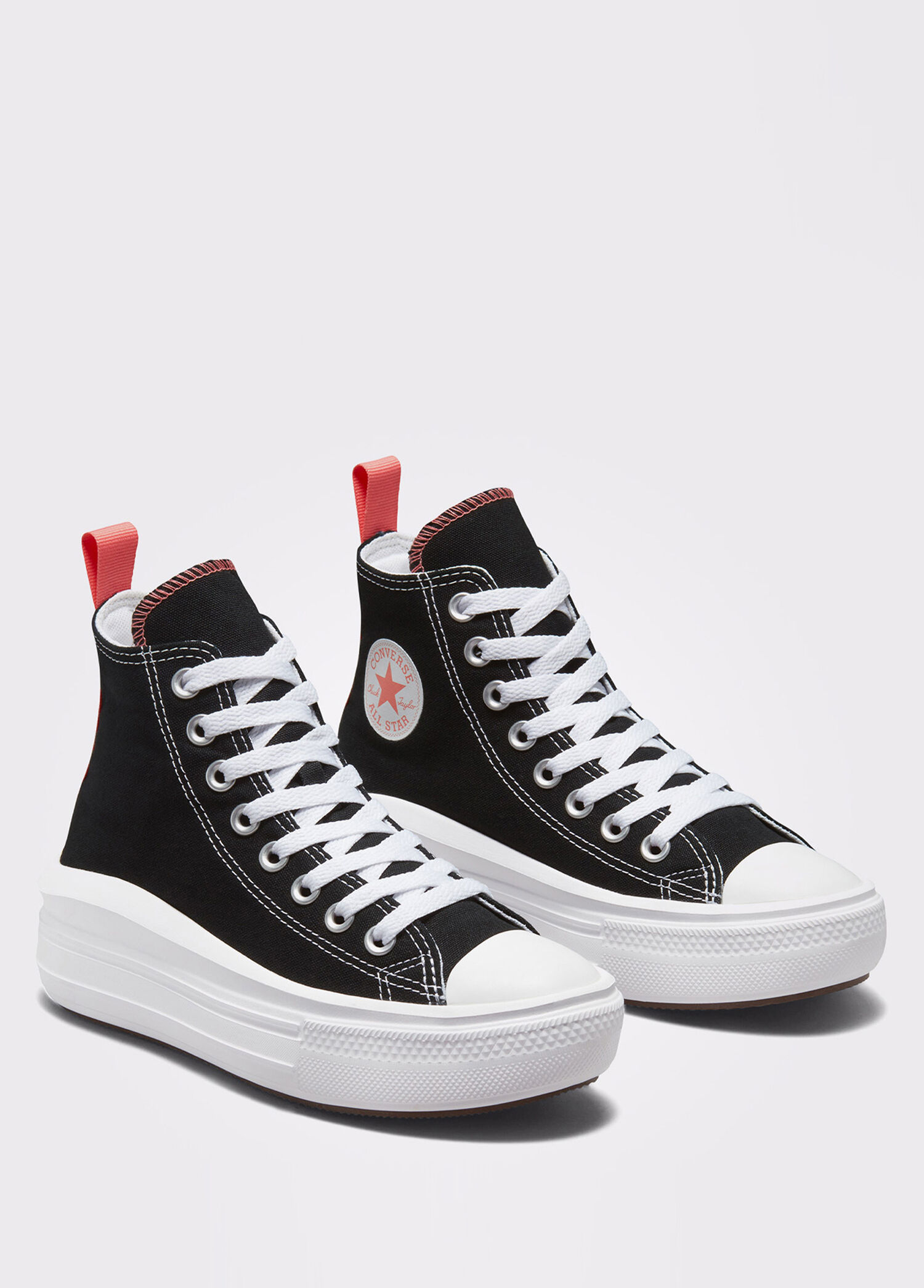 Converse - Chuck Taylor All Star Move Siyah Platform Genç Sneaker