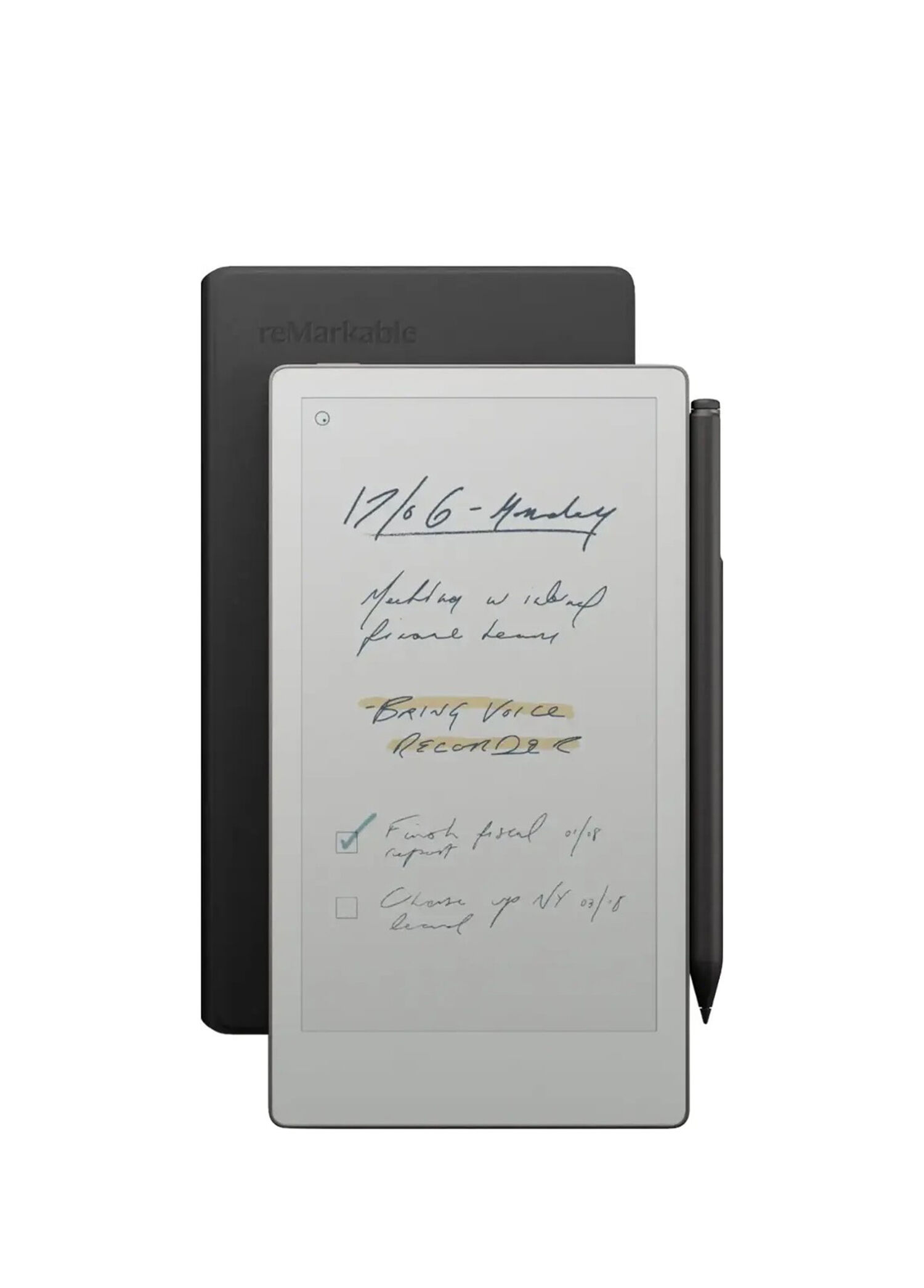 reMarkable Paper Pro Move 他 reMarkable - Paper Pro Move Marker Plus Premium Siyah E-Kitap - Gri