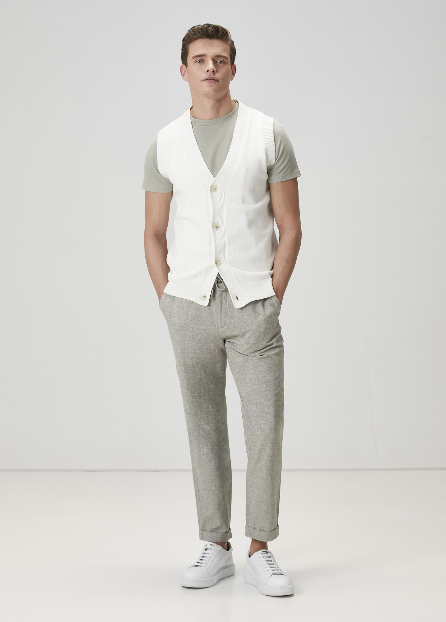Relaxed Fit Açık Haki T-shirt_2