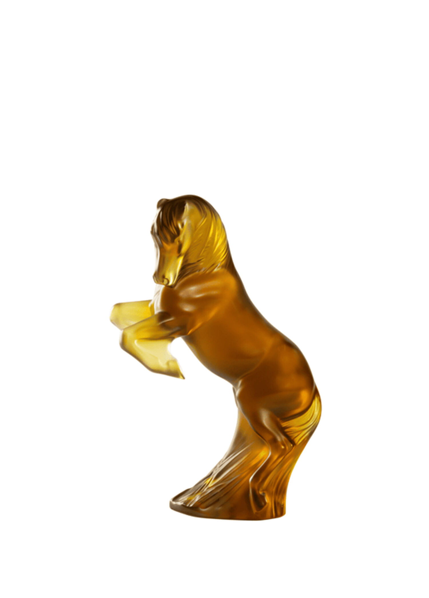 Rearing Hose Small Amber Kristal Obje