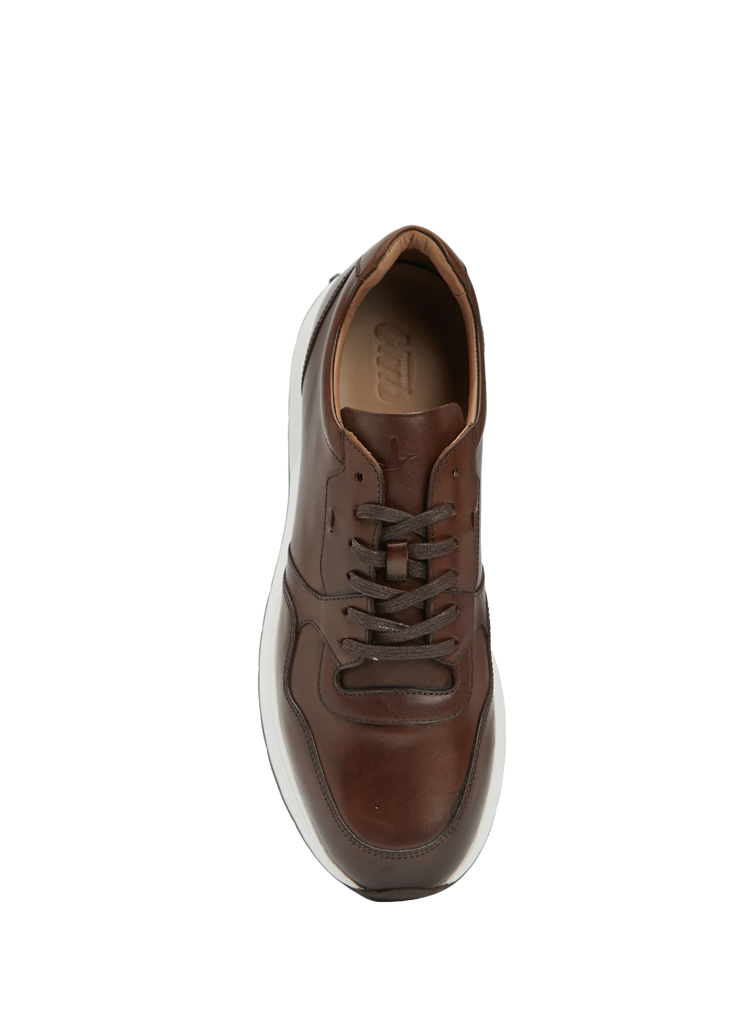 Kahverengi Erkek Deri Sneaker_3