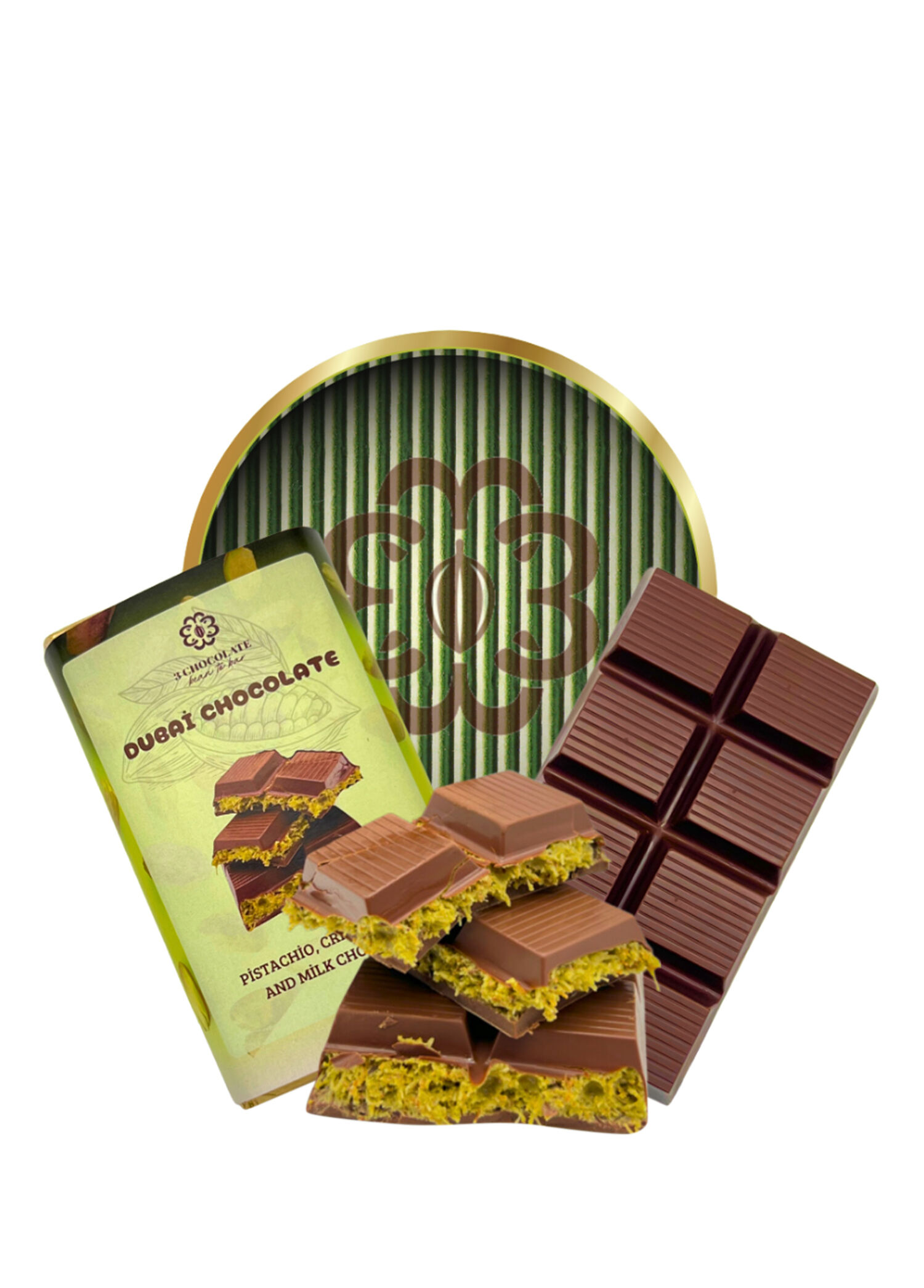 3CHOCOLATE - Dubai Chocolate 200 gr - Çok Renkli