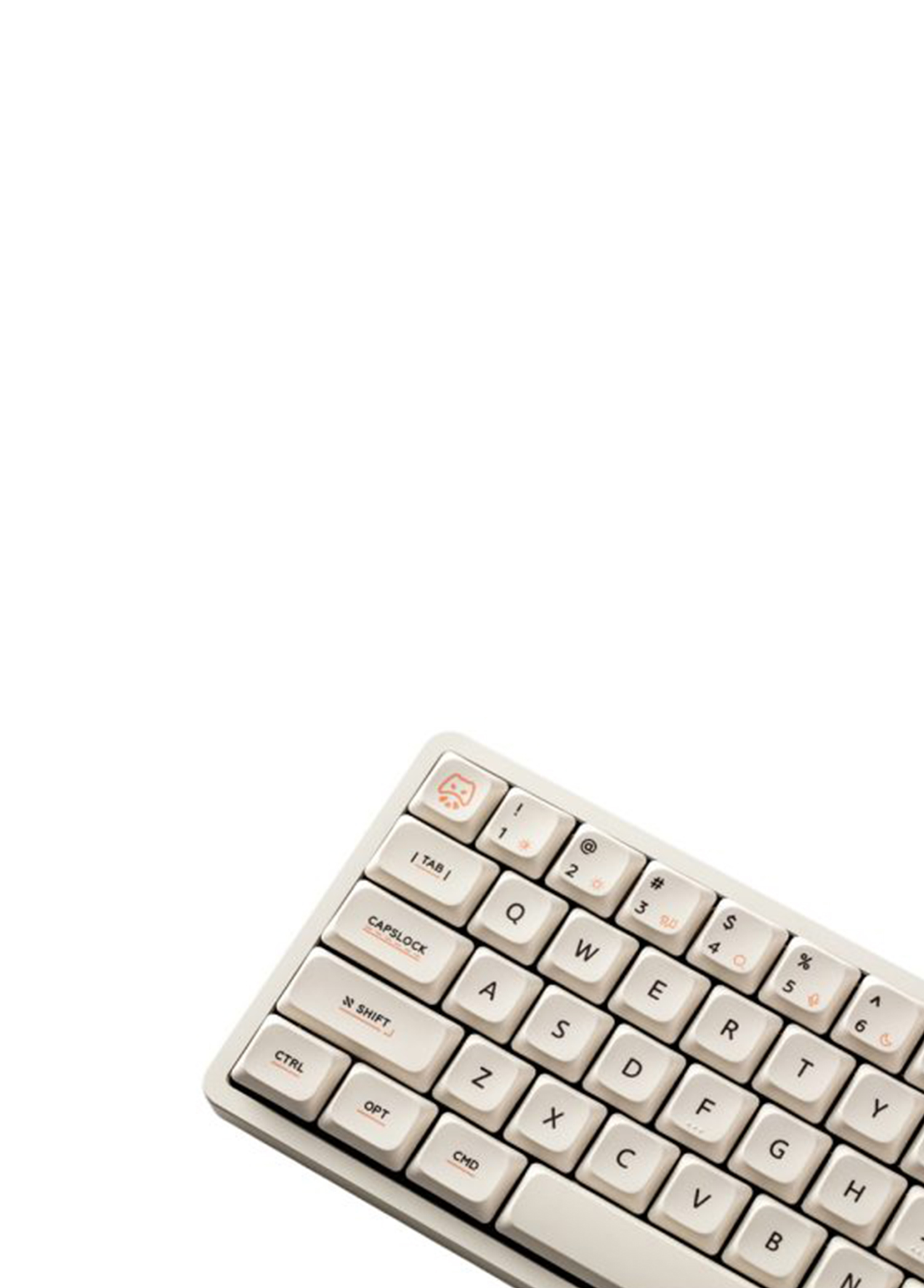 IQUNIX - Magi65 Pro Ochre White RGB Kablosuz Hotswap Mekanik