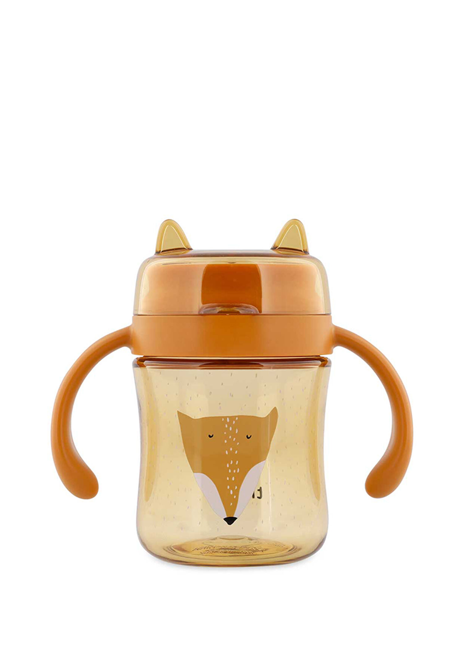 Mr. Fox Turuncu Tritan 360° Saplı Unisex Bebek Alıştırma Bardağı