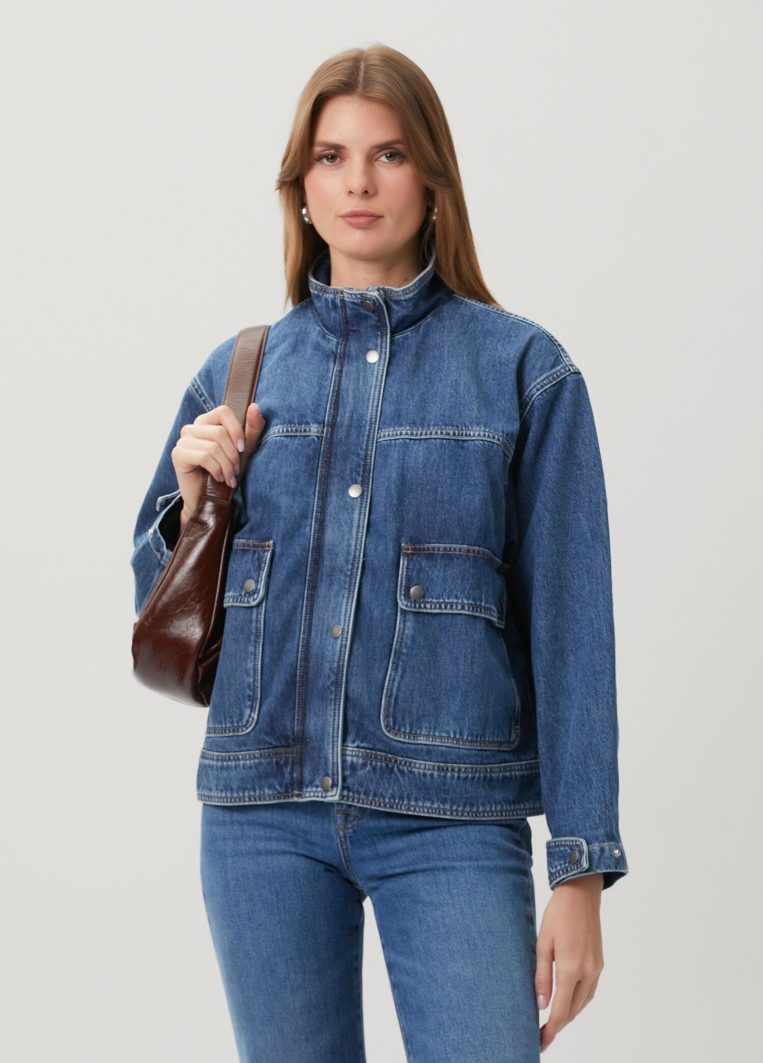 Sophia Mavi Denim Ceket