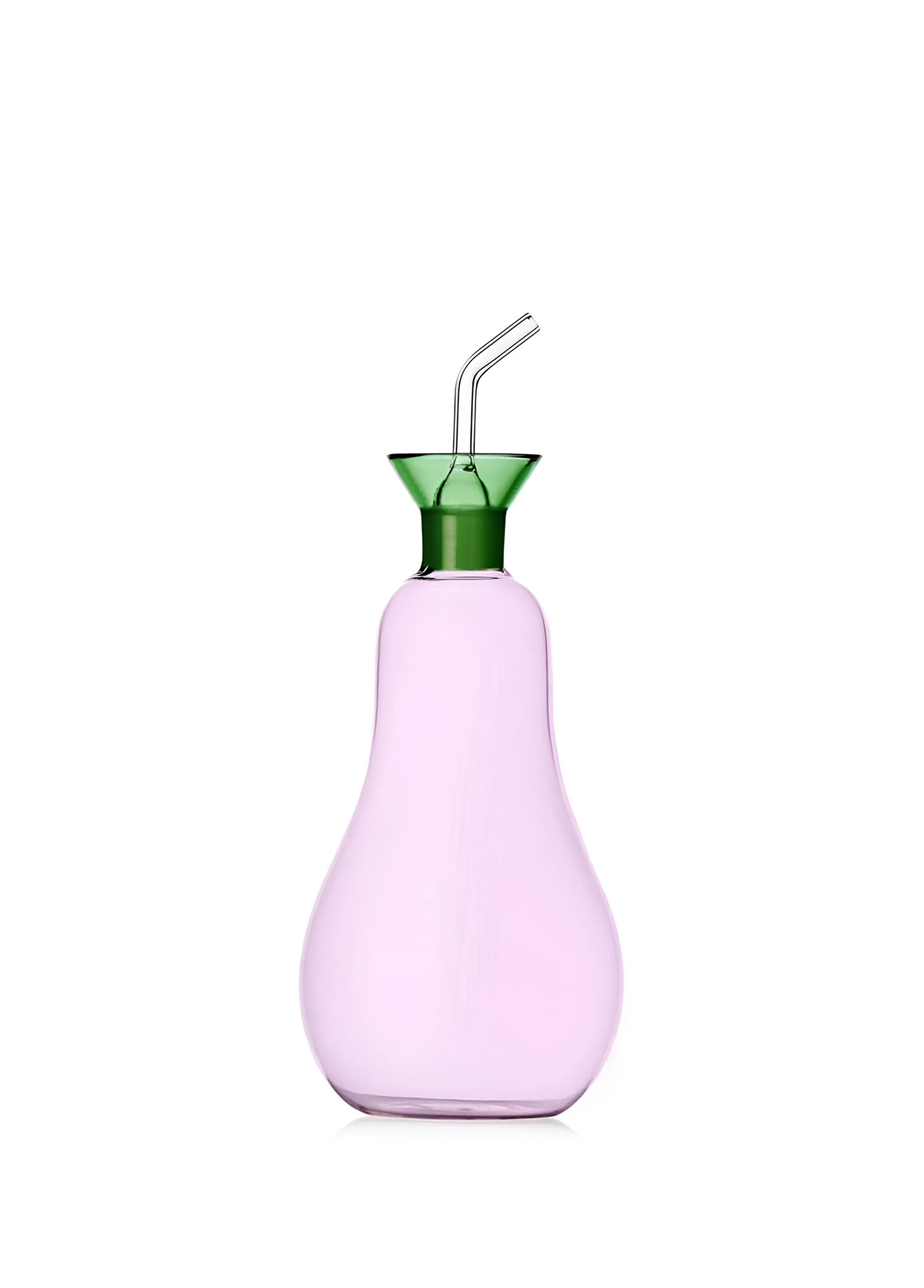 Patlıcan Şekilli Cam Yağ Şişesi 17 x 8 cm