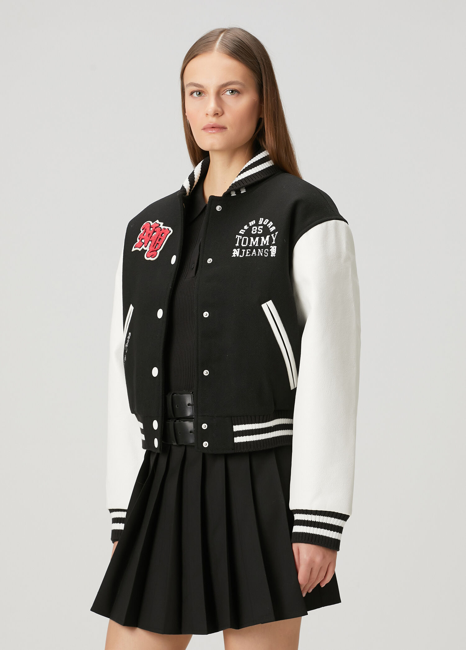 Black White Logo Jacket