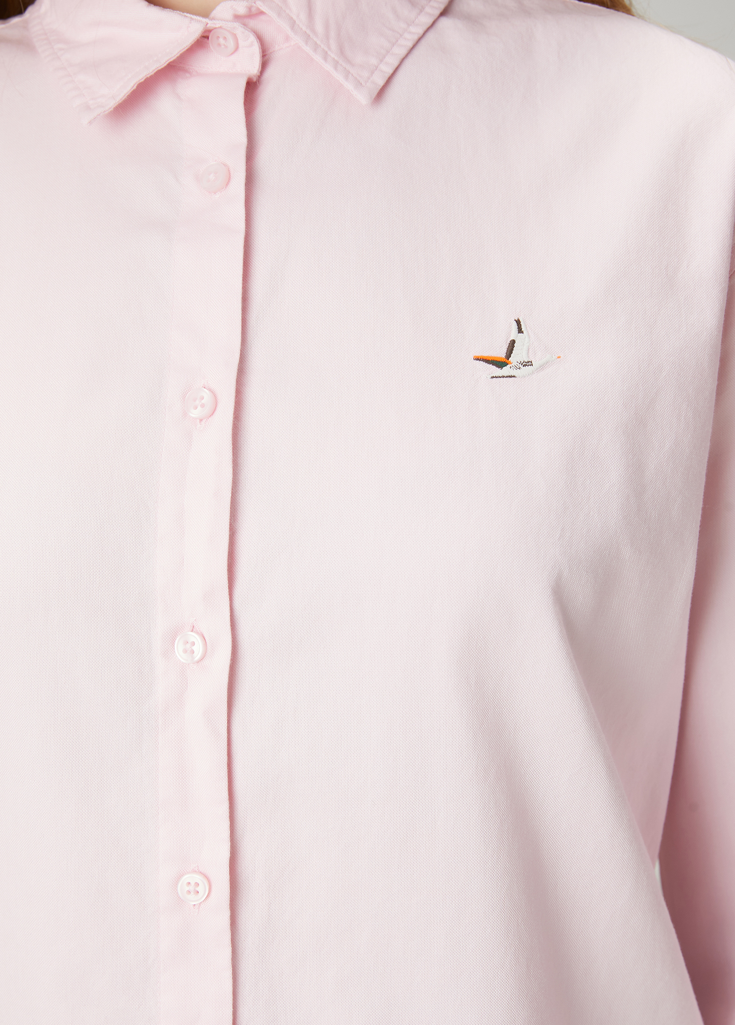 Açık Pembe Oxford Gömlek_6