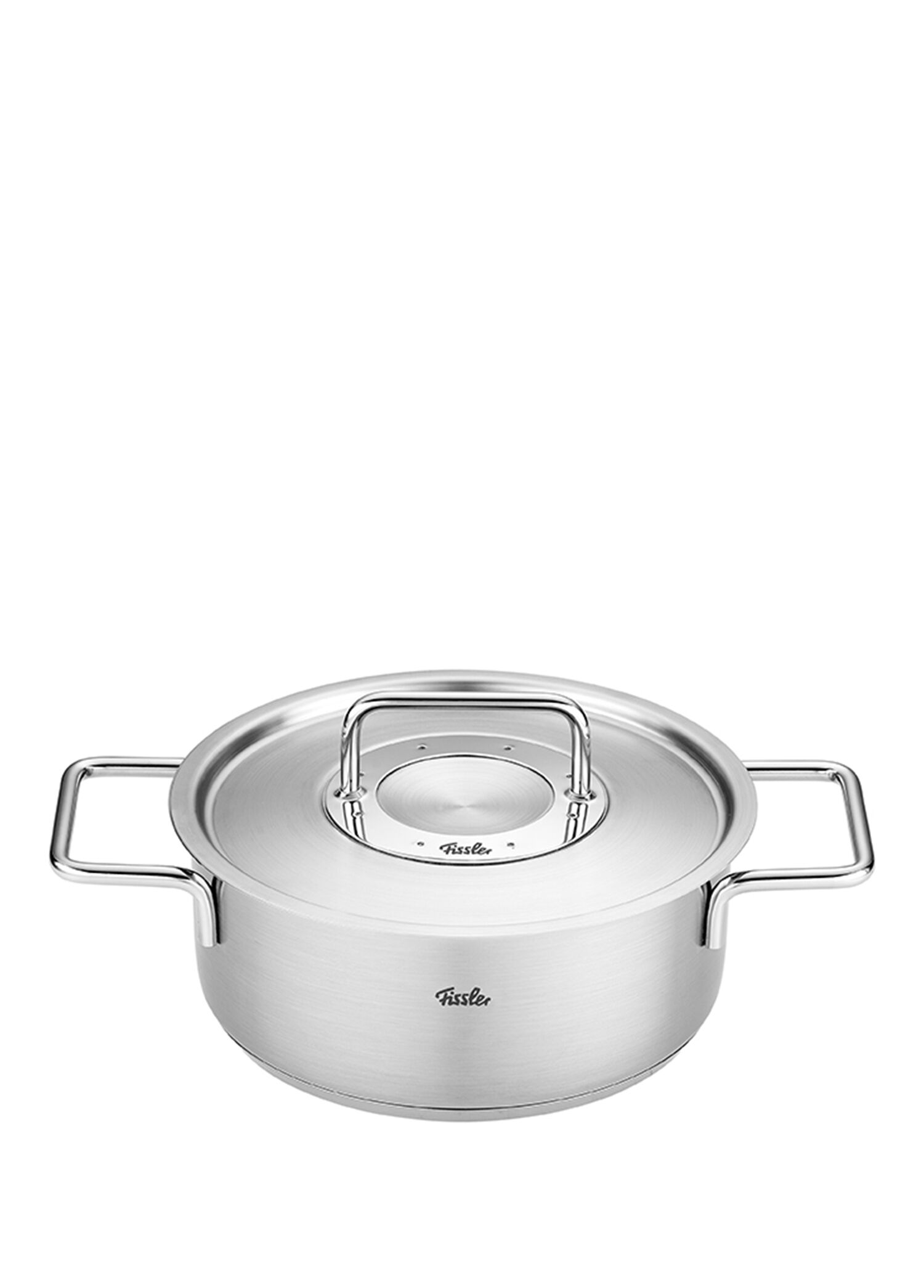 P Fissler Pure Collection Metal Kapak Kisa Celik Tencere 24 Cm