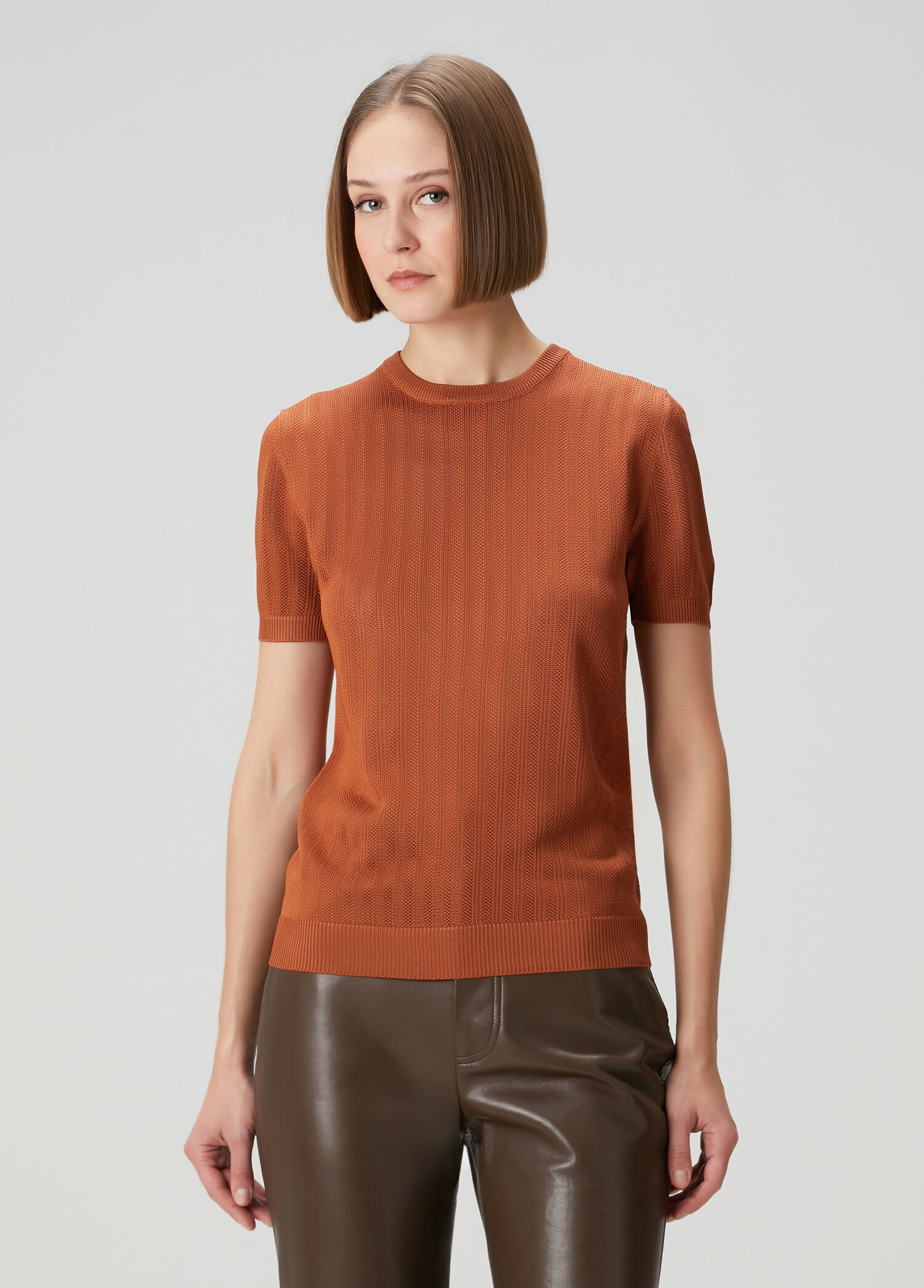 Taba İpek T-shirt