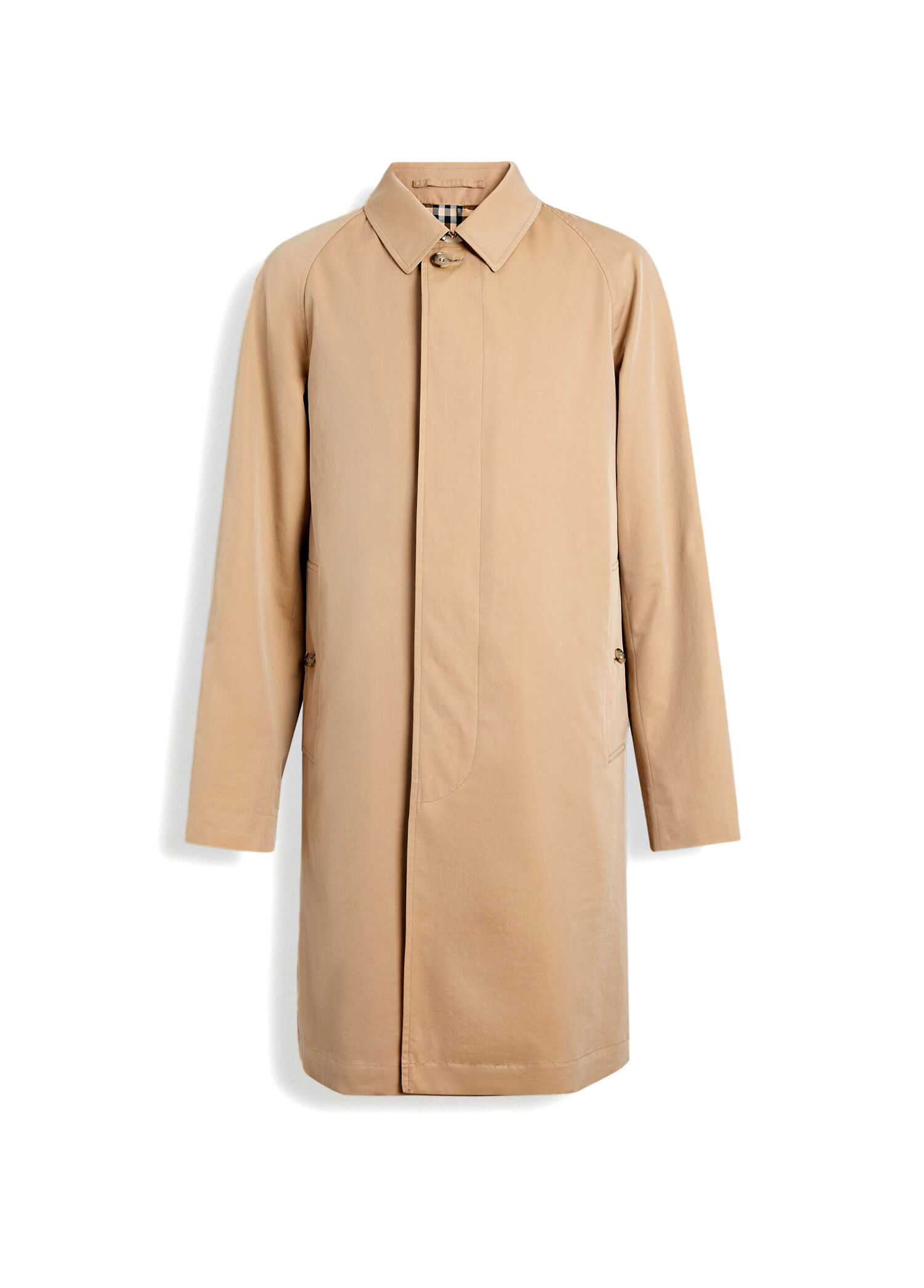 Mid-length Lightweight Camden Car Bej Erkek Trençkot