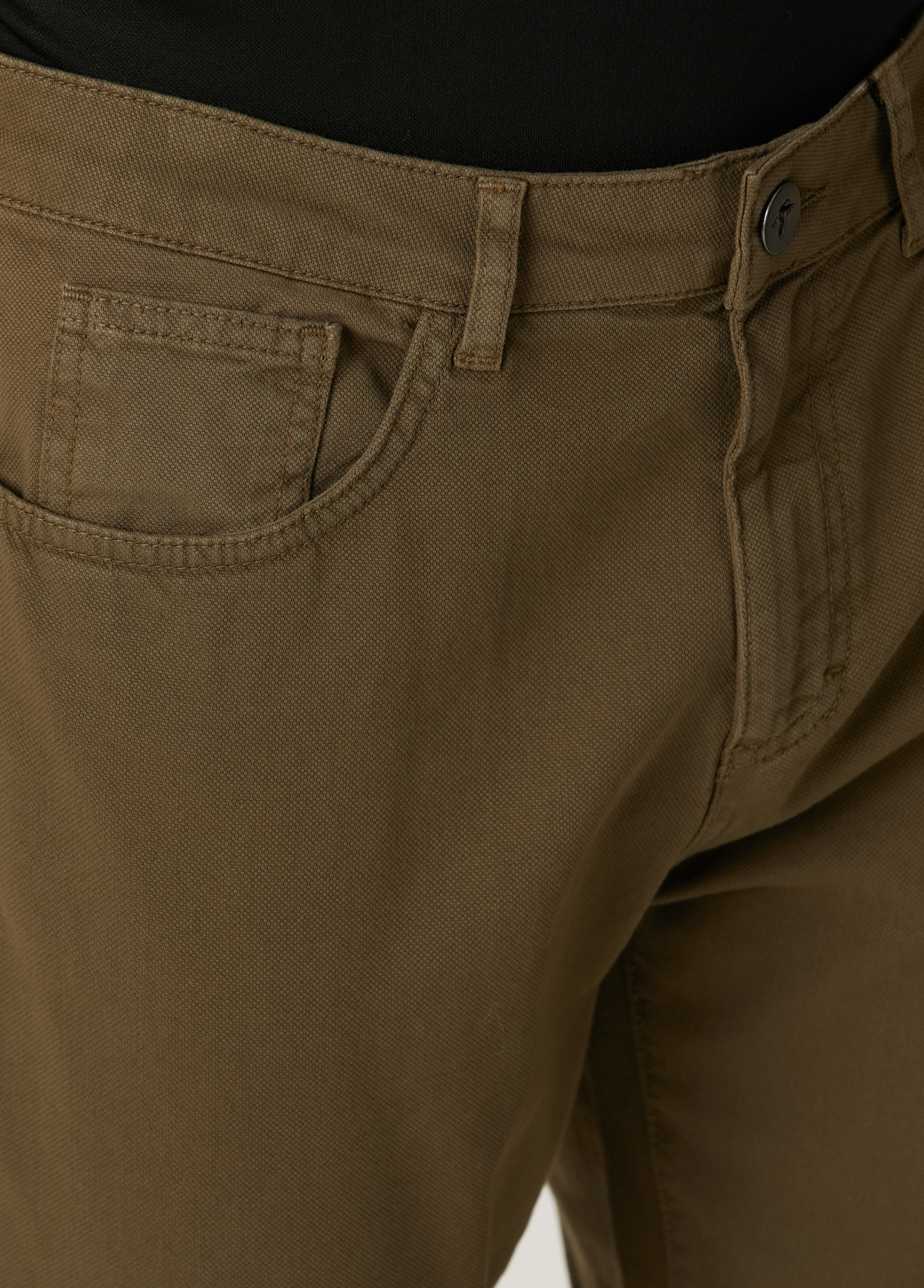 Slim Fit Haki Spor Pantolon_3