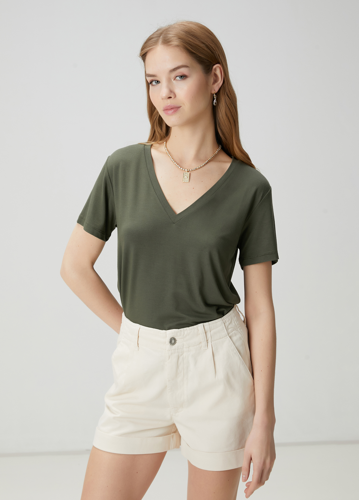 Haki Modal T-shirt