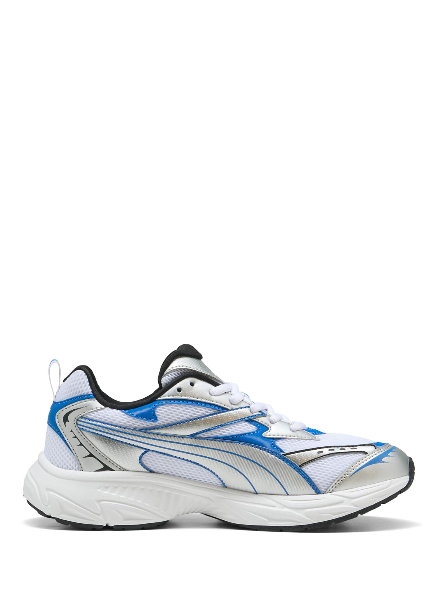 Morphic White Silver Fileli Unisex Sneaker