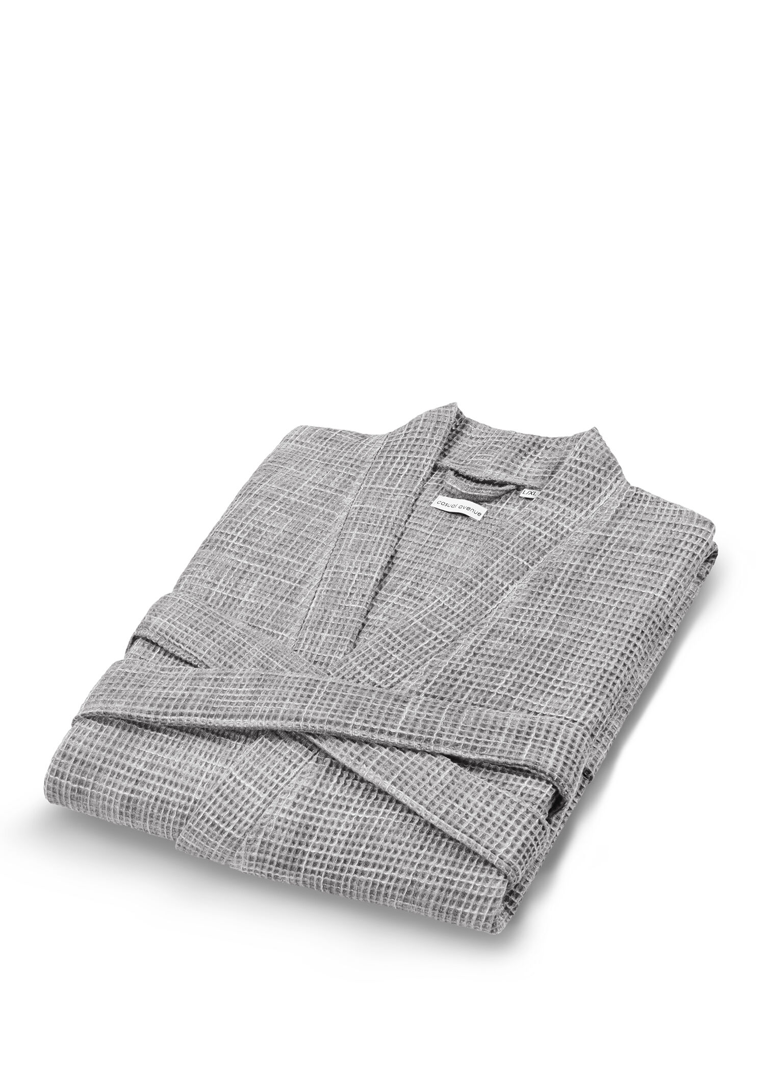 Grade Aerocotton Dark Gray Pamuklu Unisex Bornoz