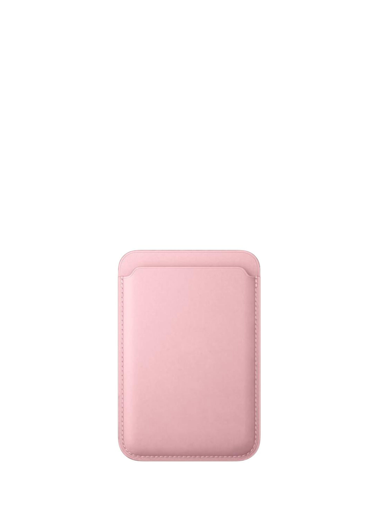 Magsafe Uyumlu Pembe PU Deri Manyetik Kartlık