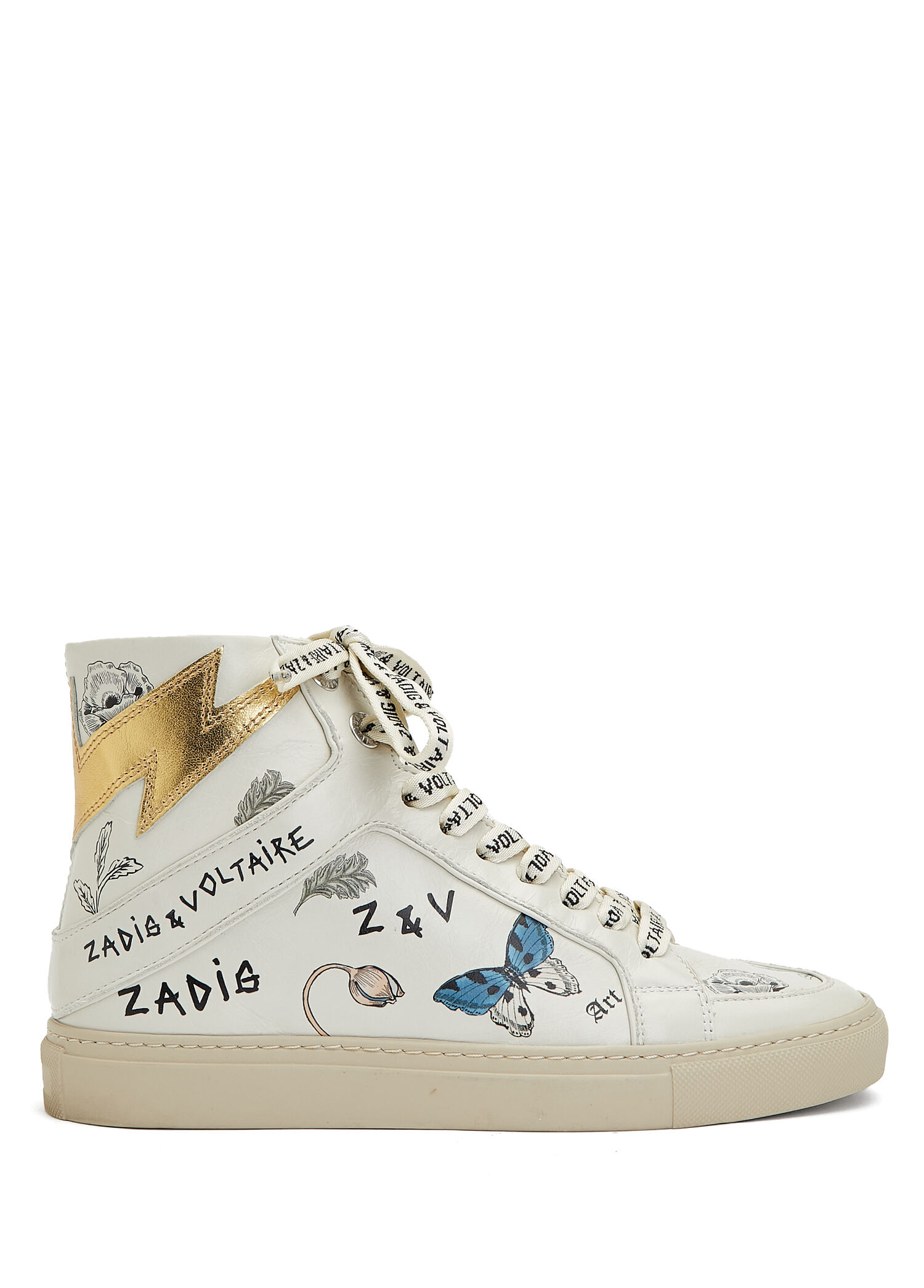 Beyaz Kadın Deri Sneaker