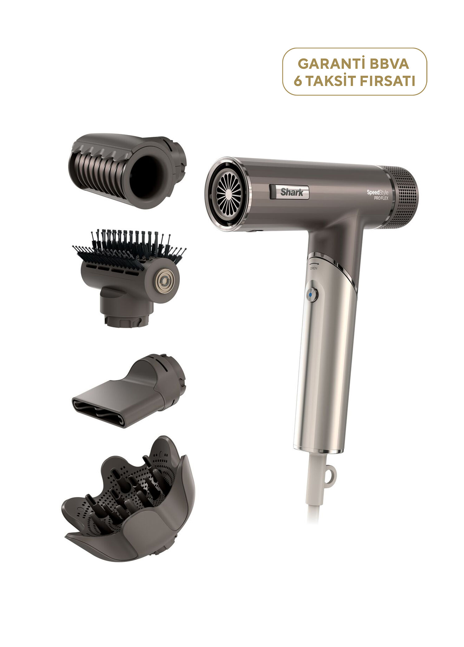 SpeedStyle Pro Flex 4-in-1 Saç Şekillendirme Sistemi