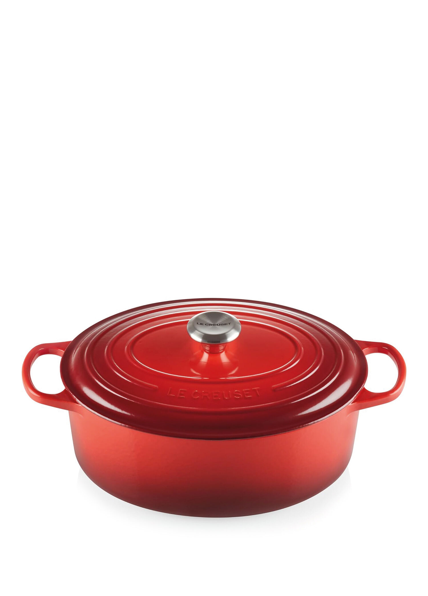 Le Creuset - İmza Koleksiyonu Kiraz Kırmızı Oval Döküm Tencere