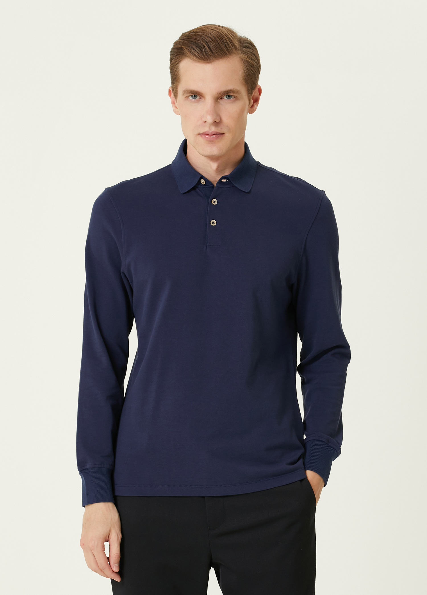 Lacivert Polo T-shirt