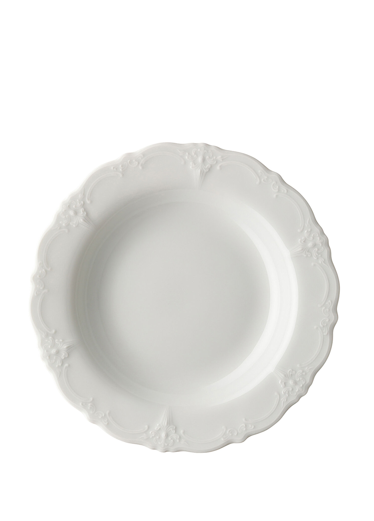 Baronesse Beyaz Porselen Çukur Tabak 24 cm